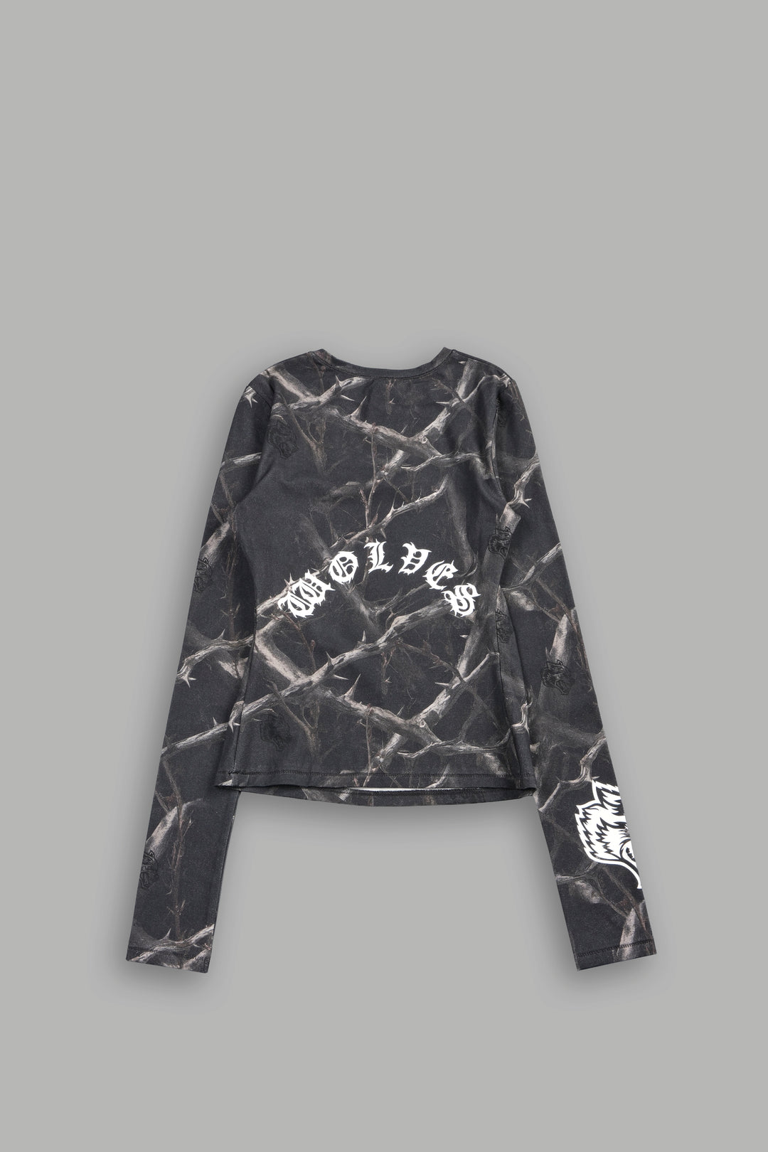 Hesh Chopper Eden Ls Tee In Darc Thorns