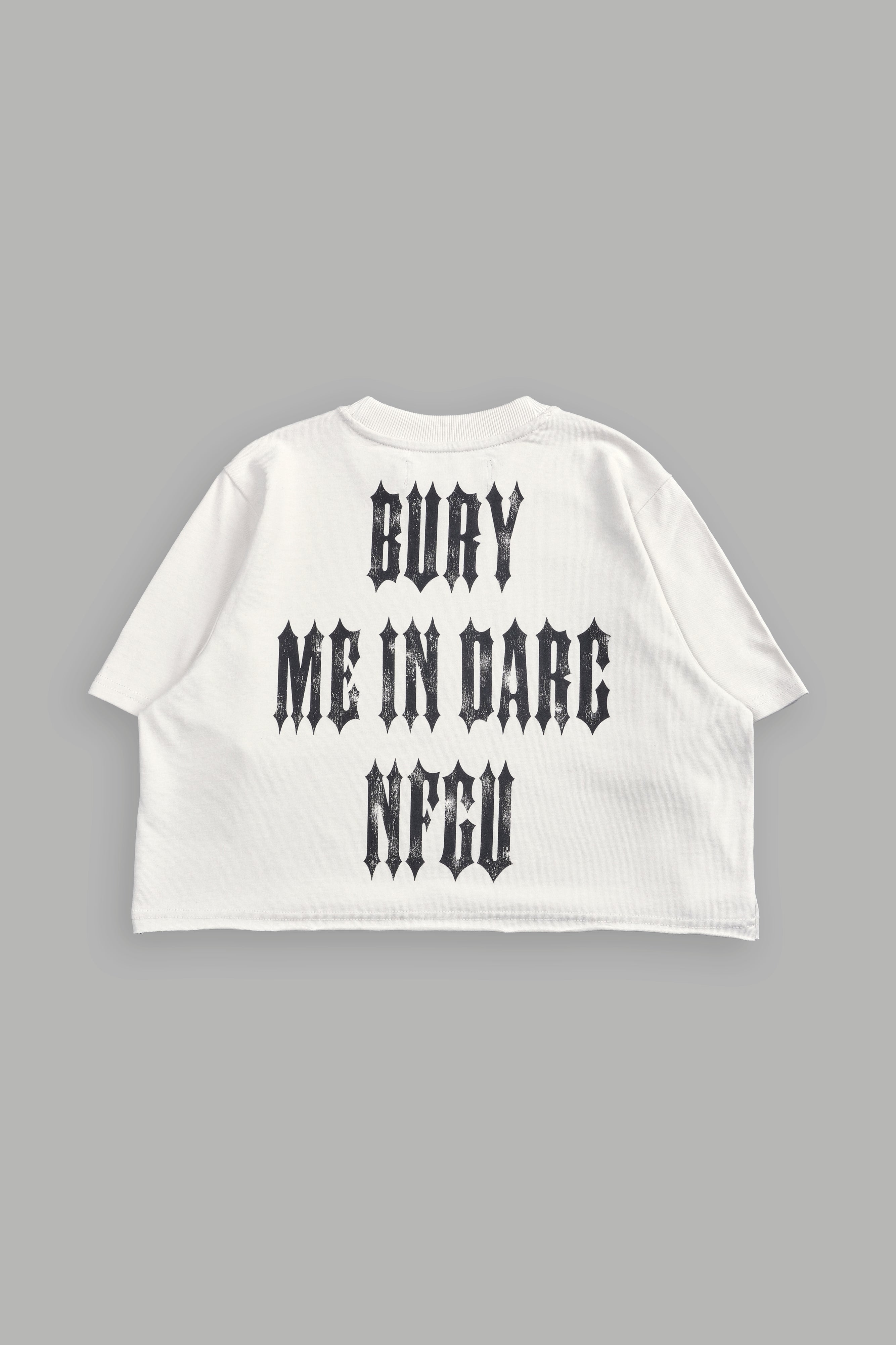 Bury Me In Darc NFGU "Premium" (Cropped) Tee in Stone