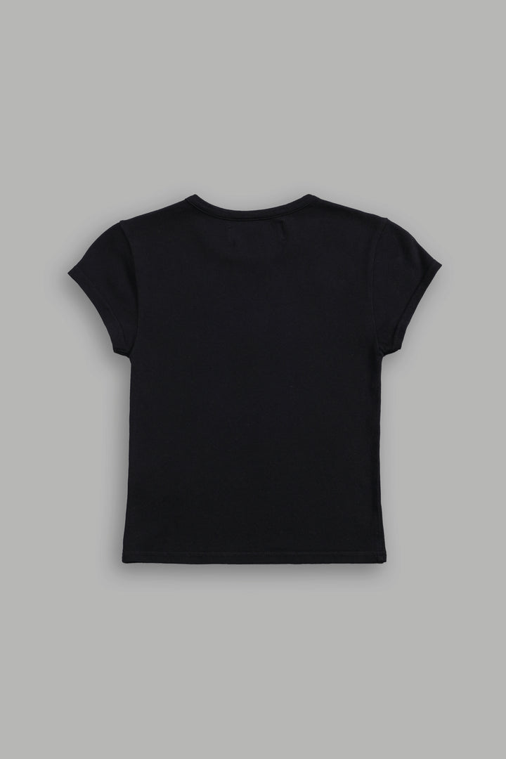 Our Story "Baby" Tee in Black