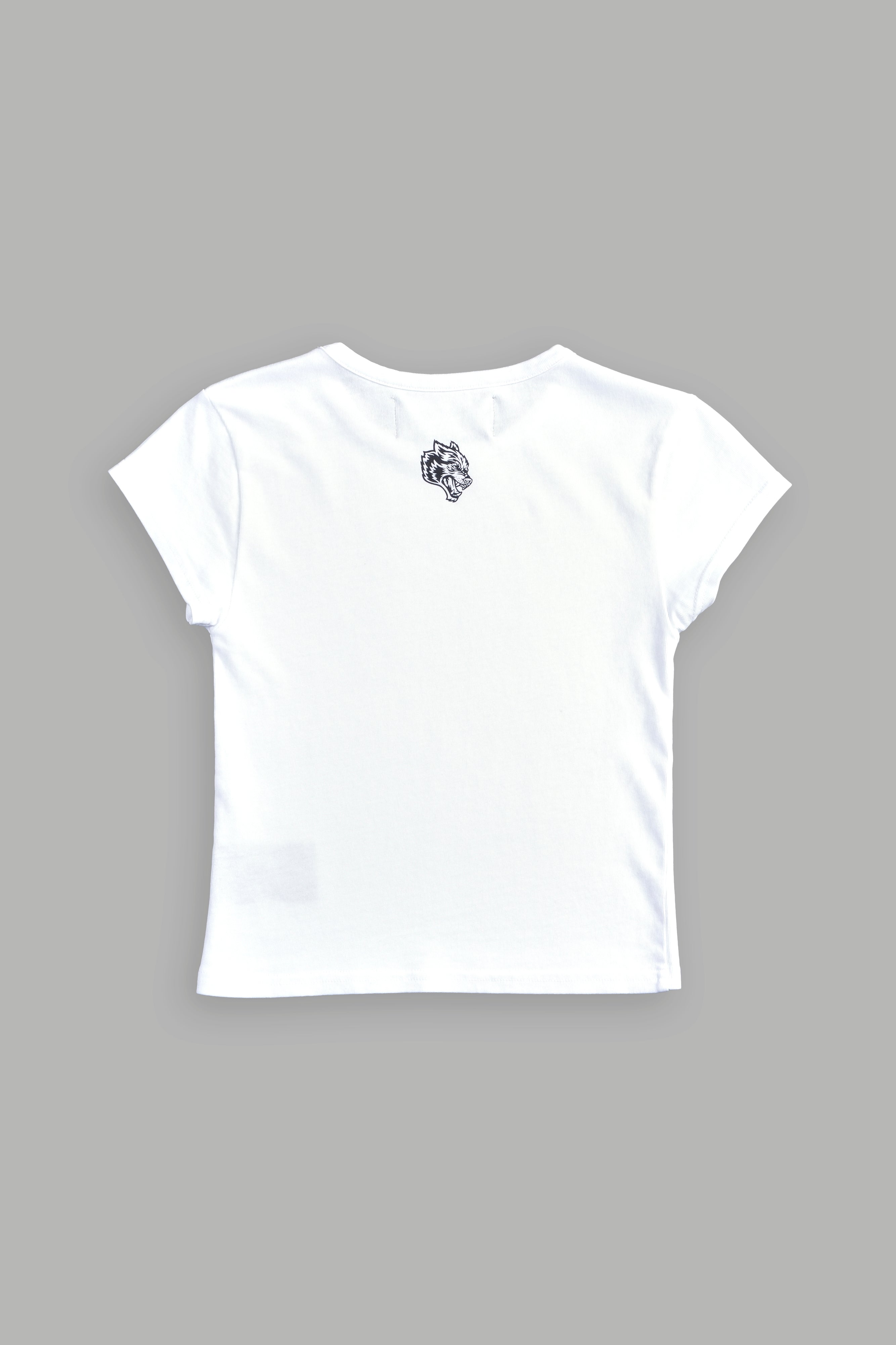 The Queen "Baby" Tee in White