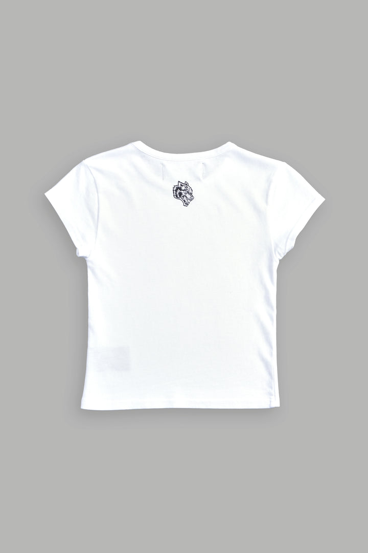 The Queen "Baby" Tee in White