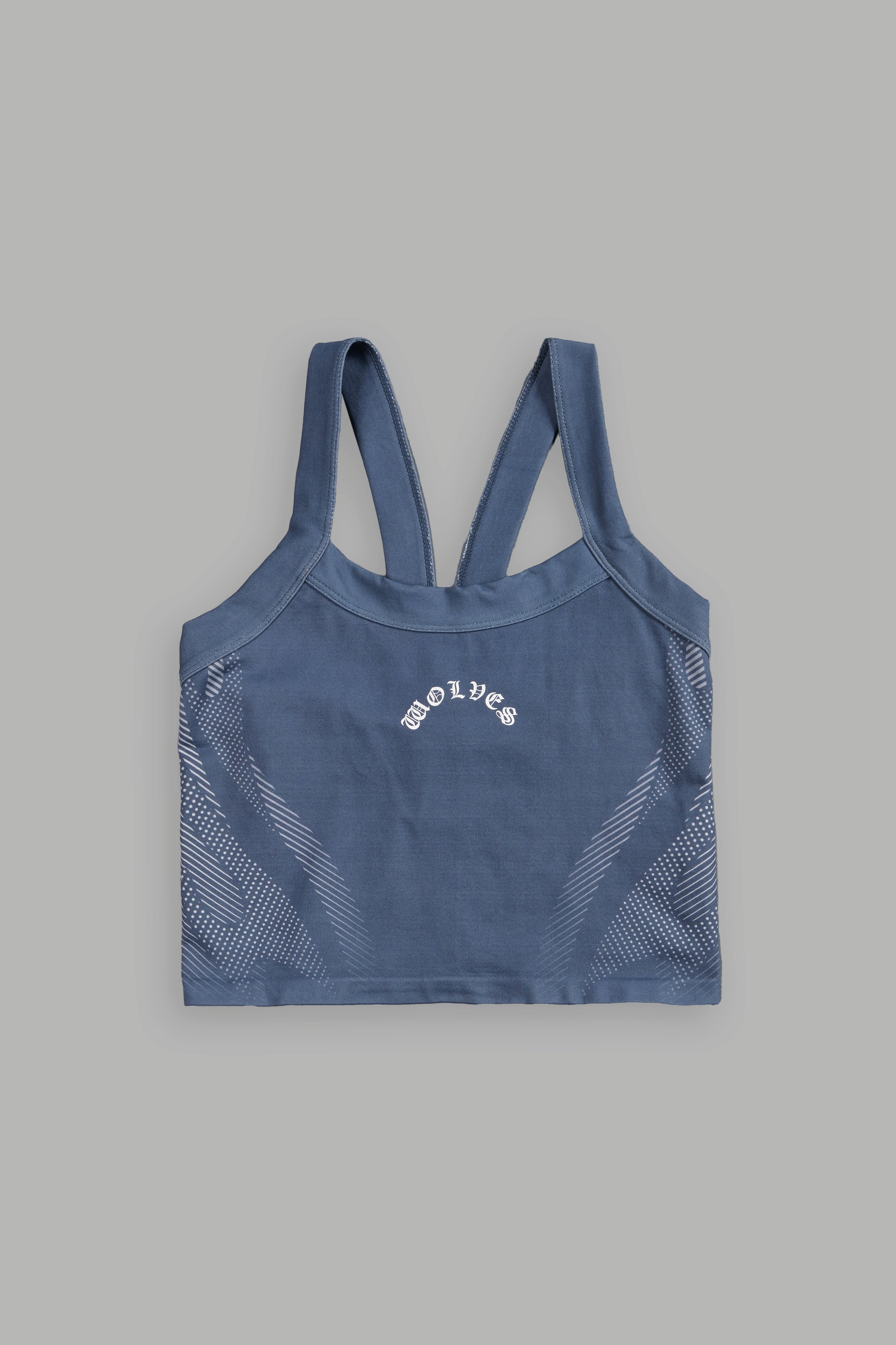 Moto Halftone Hannah Soft Seamless Tank in Charcoal Blue