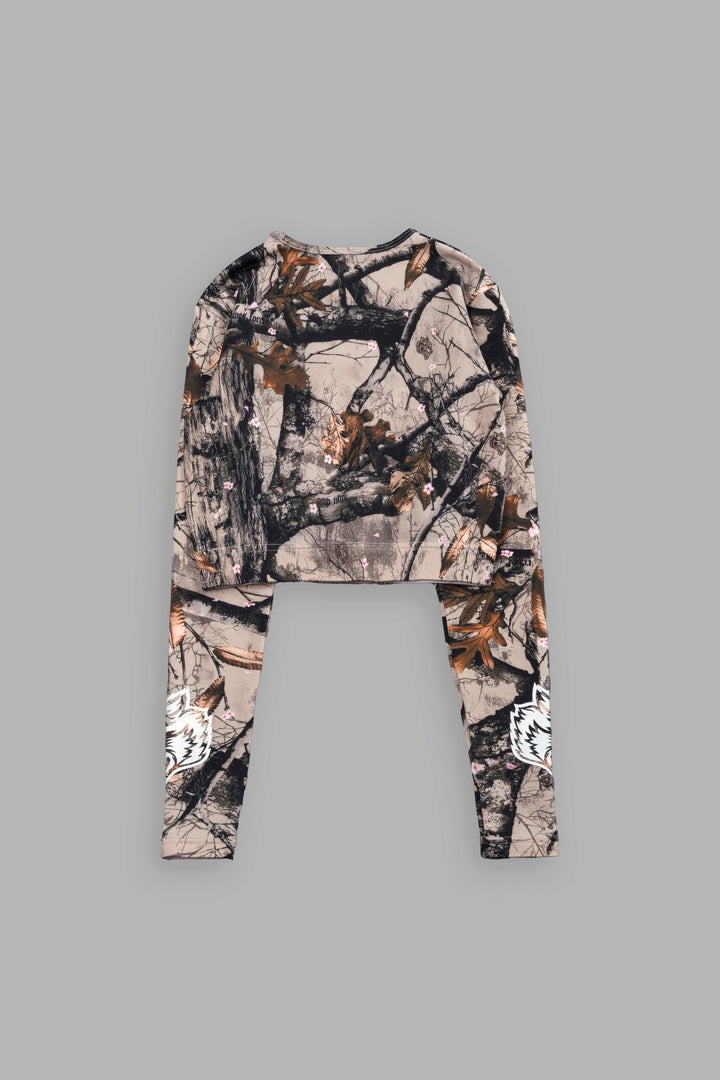 Chopper Everson "Everson Seamless" L/S Top in Cherry Blossom Woodland Camo