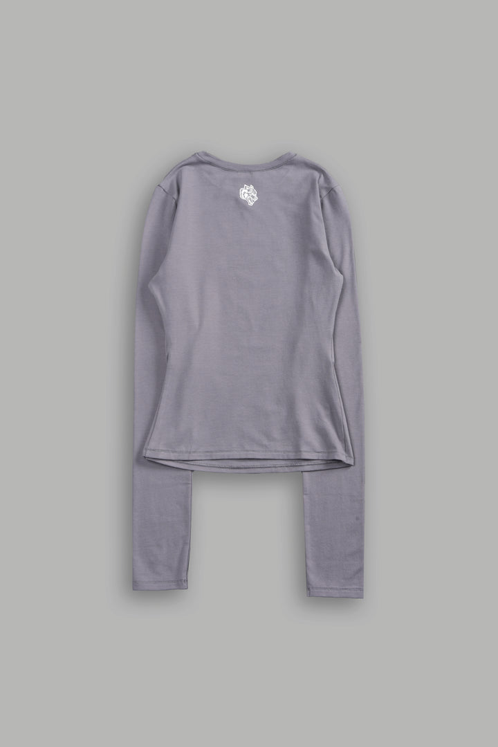 Chopper "Eden" L/S Tee in Dove Gray