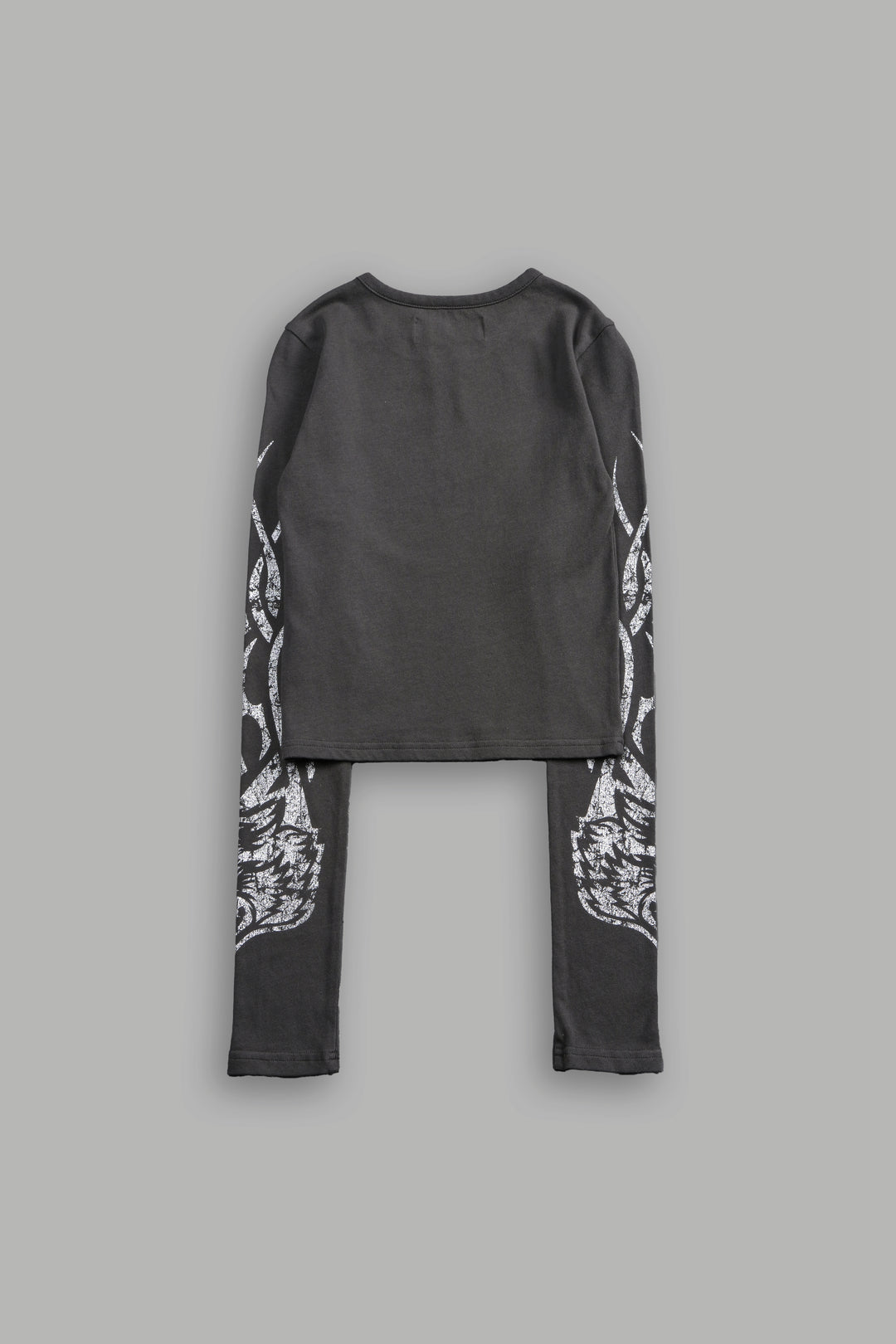 Finite Flame L/S "Baby" Tee in Wolf Gray