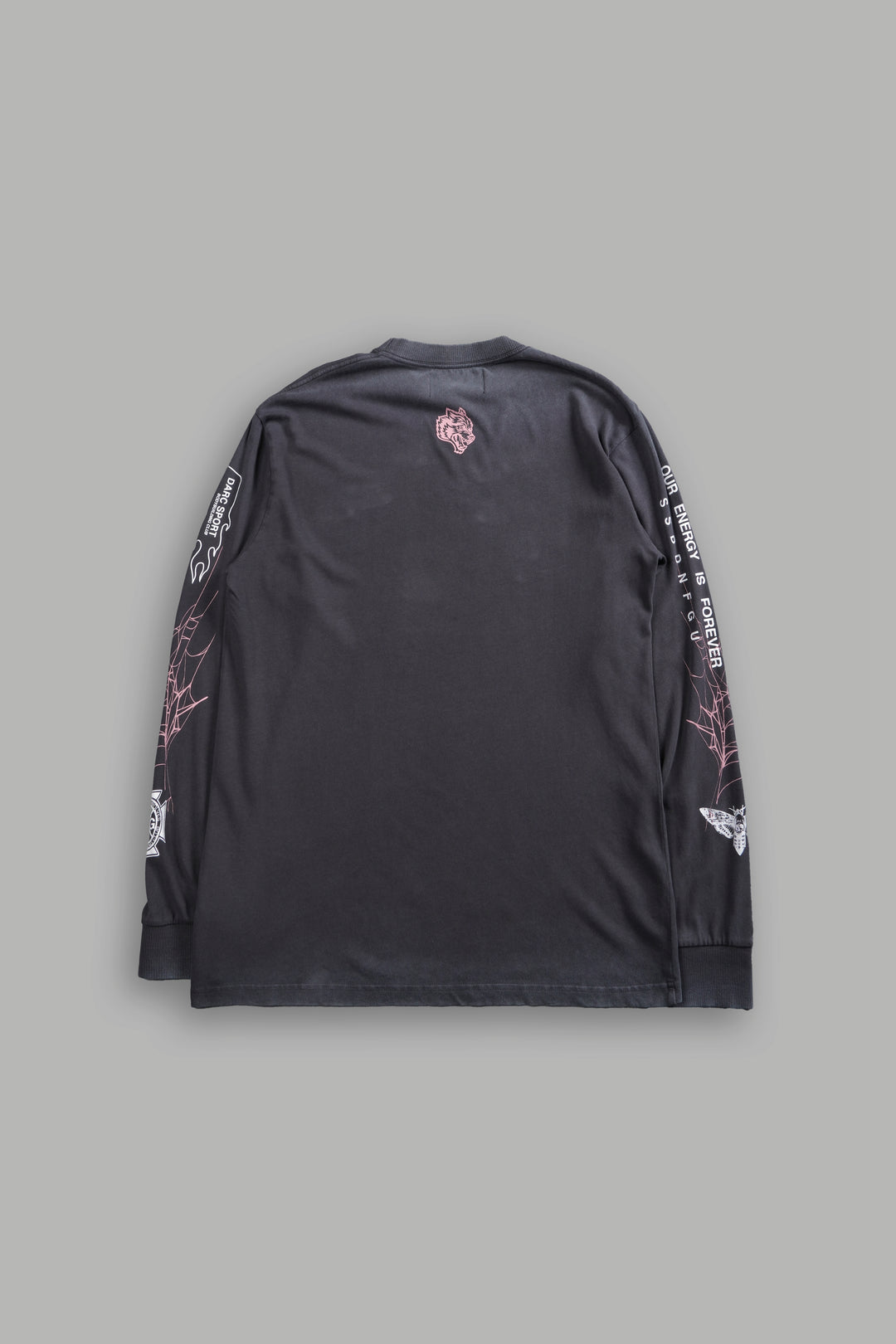 Blood Thirsty Webs "Premium" L/S Tee in Wolf Gray
