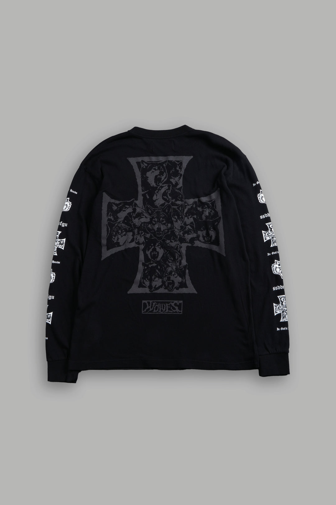 Iron Wolf Pack "Premium" L/S Tee in Black