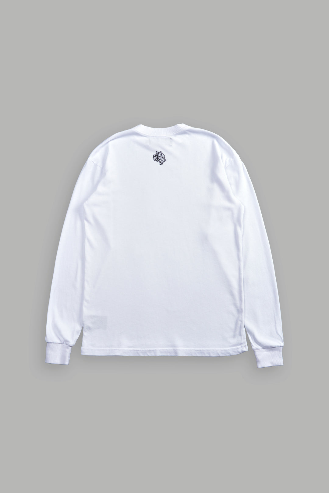 Chopper Wolf "Premium" L/S Tee in White