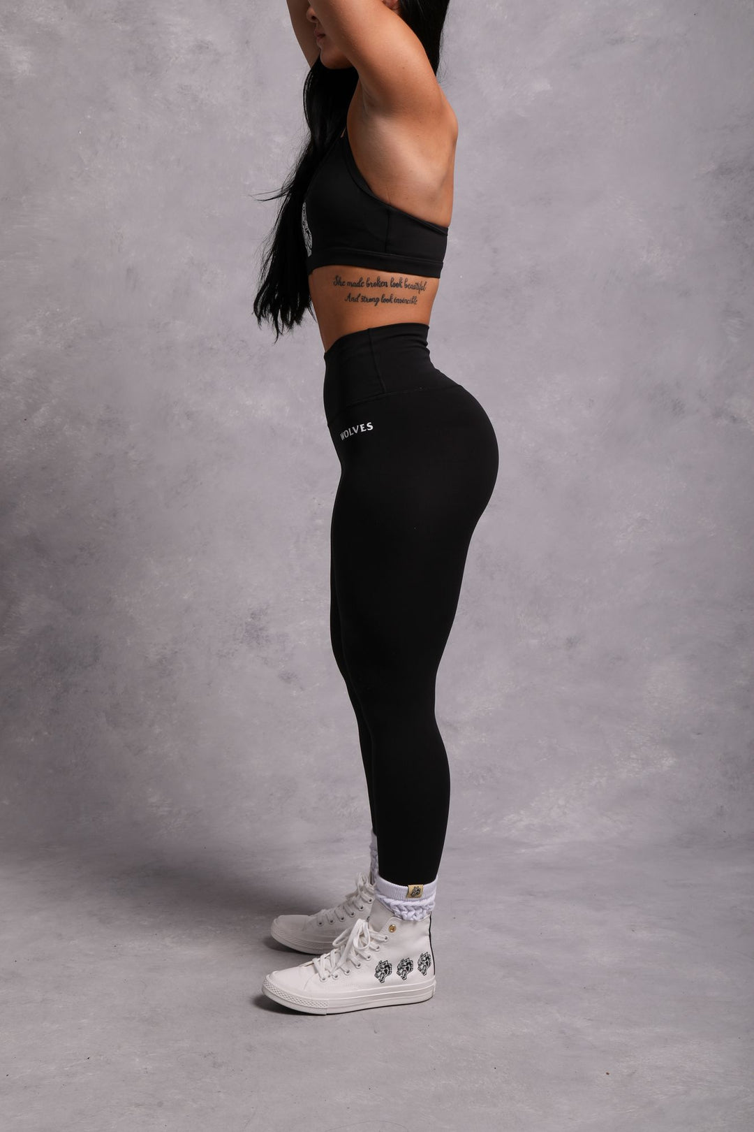 Still Hardcore "Energy" Full Length Leggings in Black