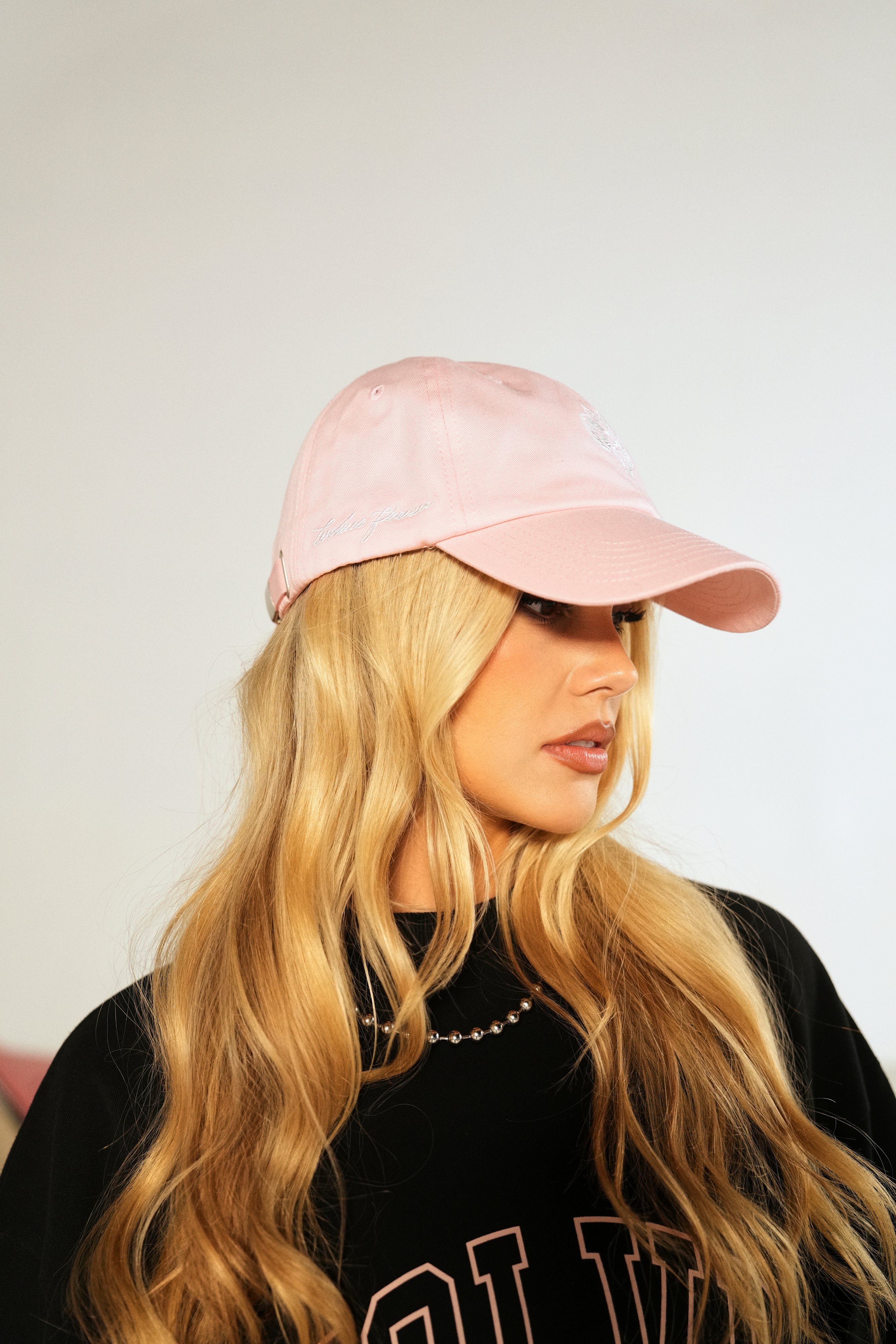 Wolf Head Forever Dad Hat V2 in Cherry Blossom – DarcSport
