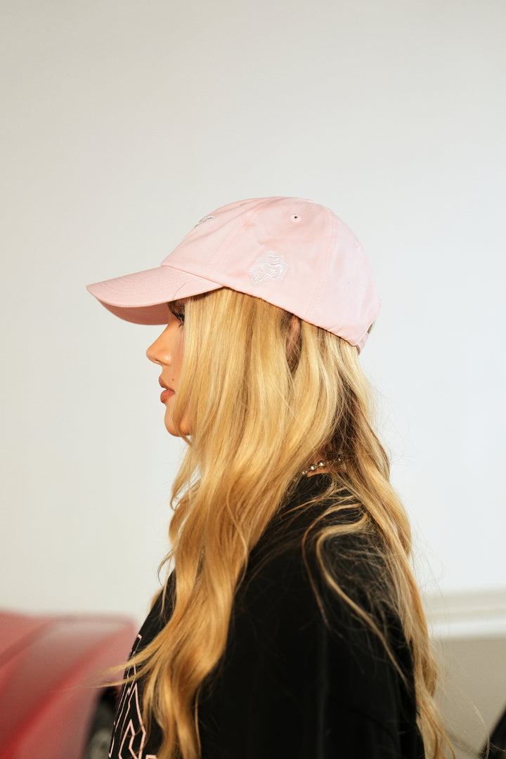 Death Moth Forever Dad Hat V2 in Cherry Blossom