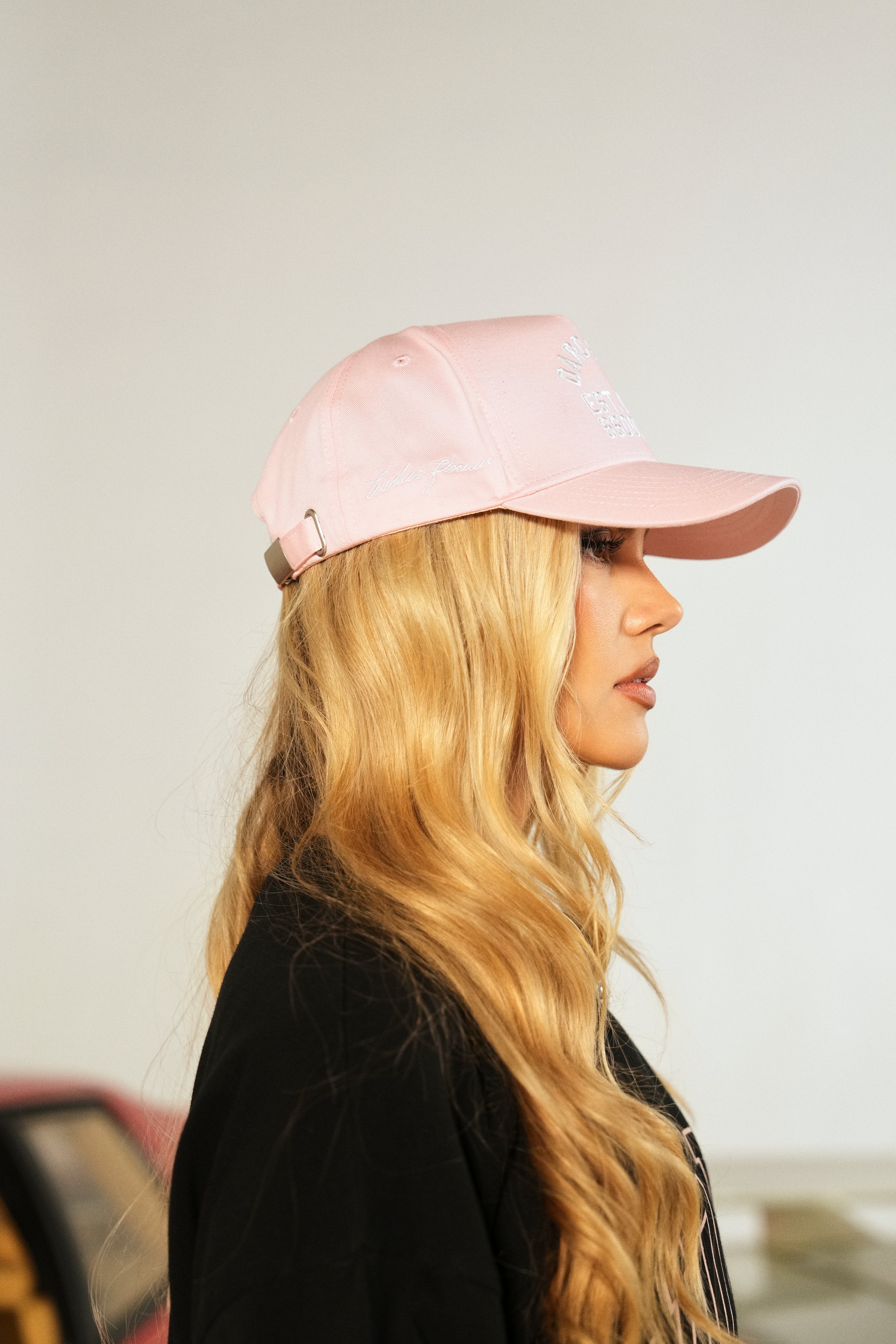 Darc Sport Wolves 5 Panel Hat in Cherry Blossom