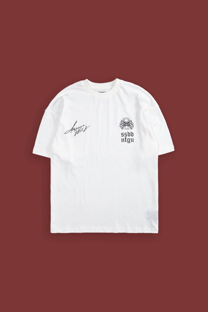 DMV Wolves "Premium" Oversized Tee in Cream
