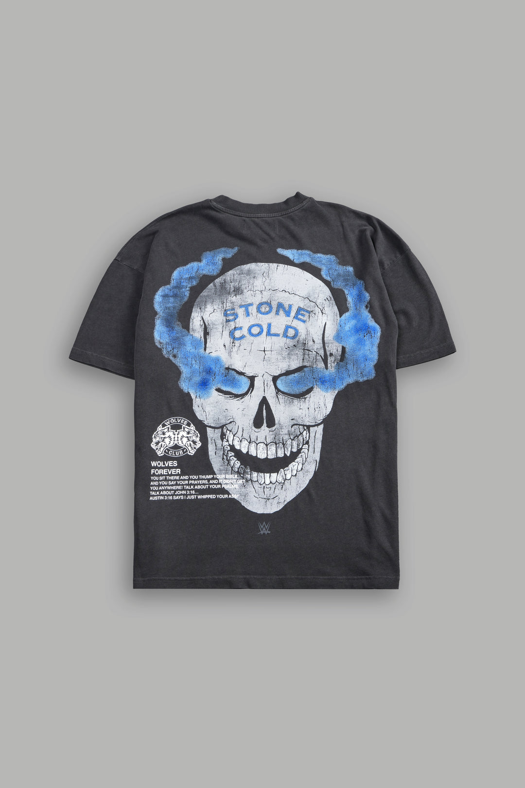 Stone Cold "Premium" Oversized Tee in Wolf Gray