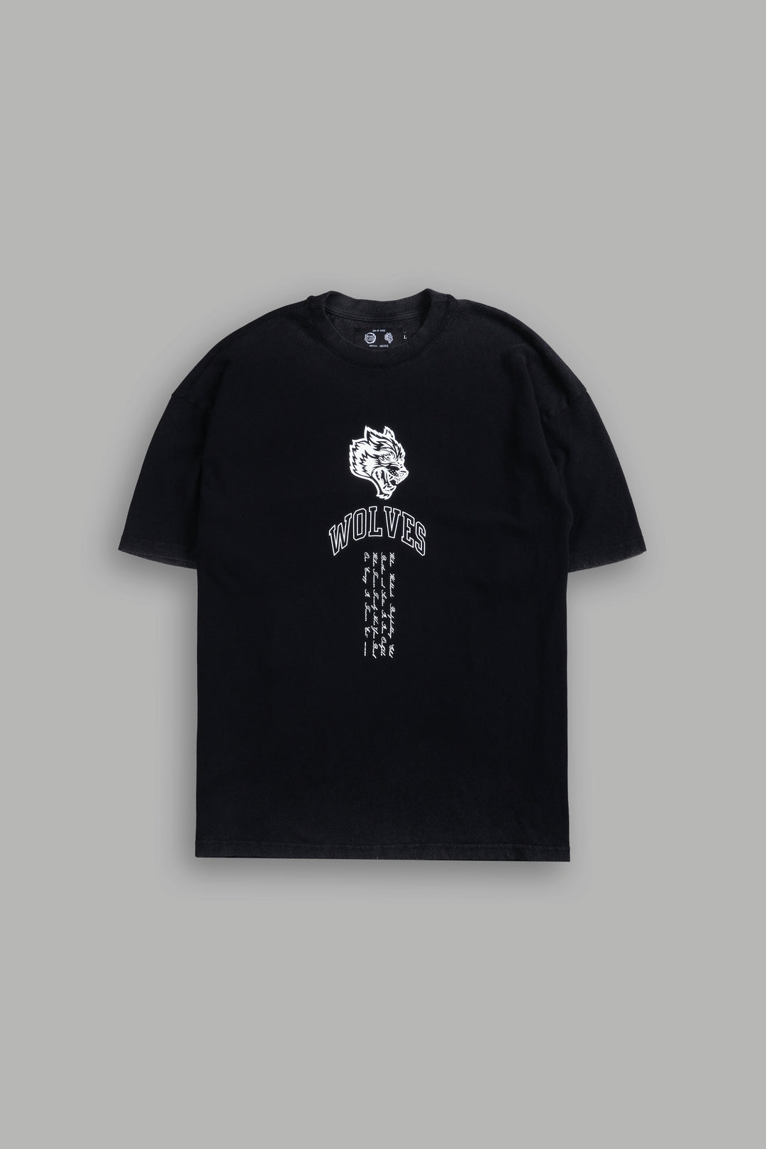 Don't Give Up "Premium" Oversized Tee in Black