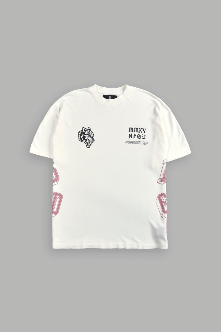 Unbroken "Premium" Oversized Tee in Cream