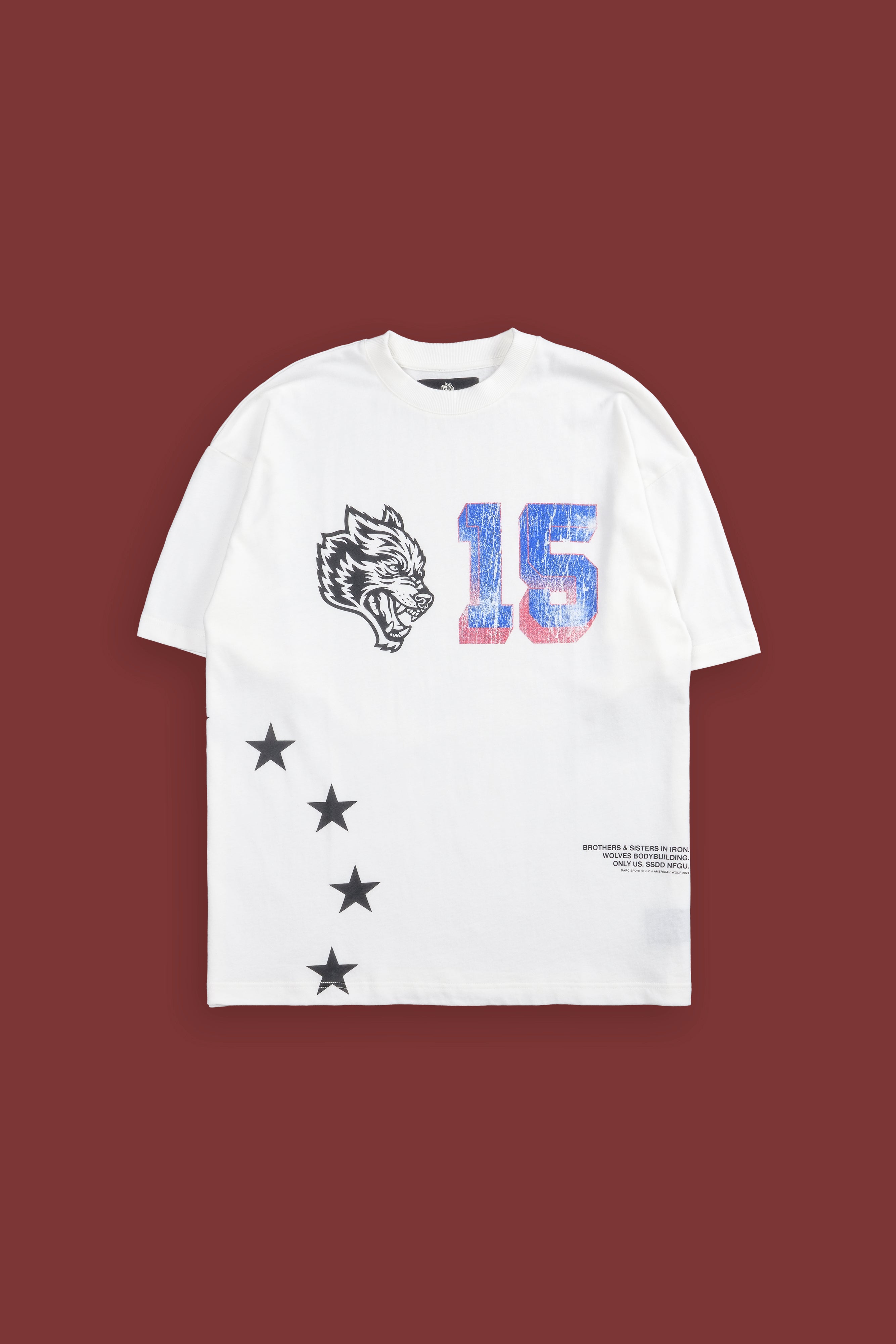 New York New York "Premium" Oversized Tee in Cream