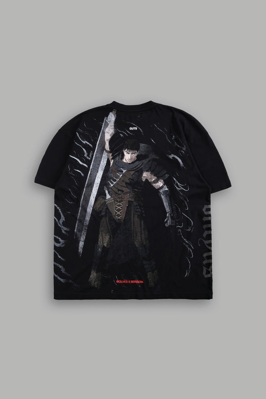 Darc Berserker "Side By Side" Series Premium Tee in Black