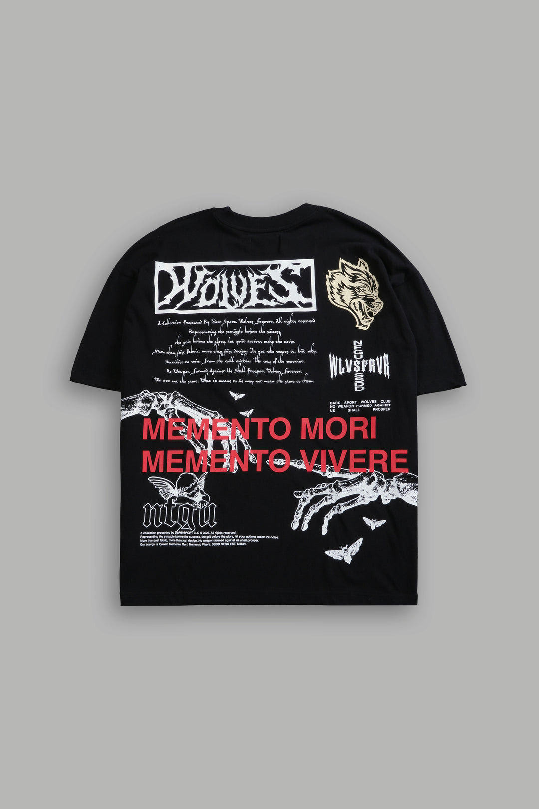 Create V2 "Premium" Oversized Tee in Black