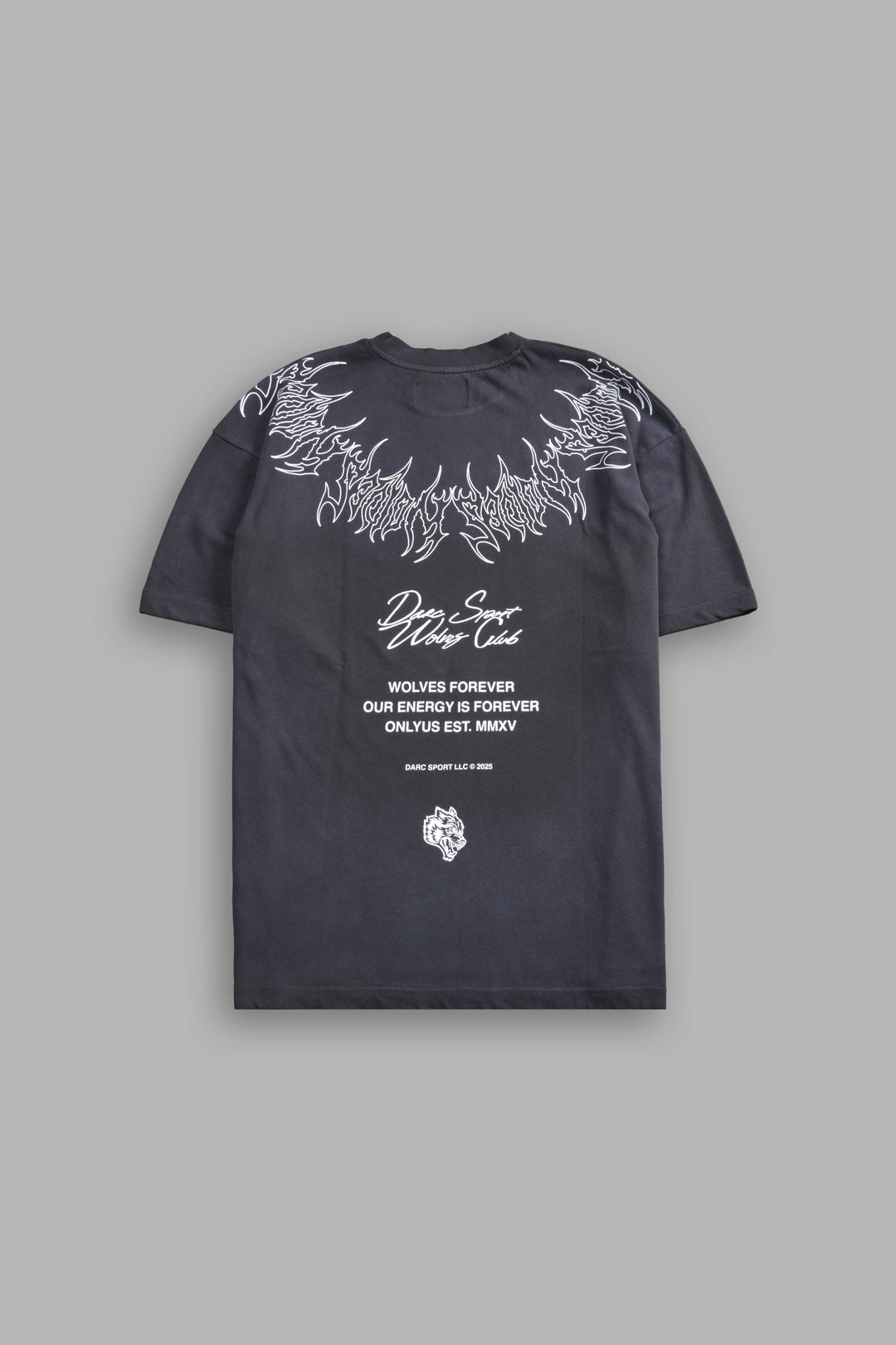 Hesh Core "Premium" Oversized Tee in Wolf Gray Dawn Sun Fade