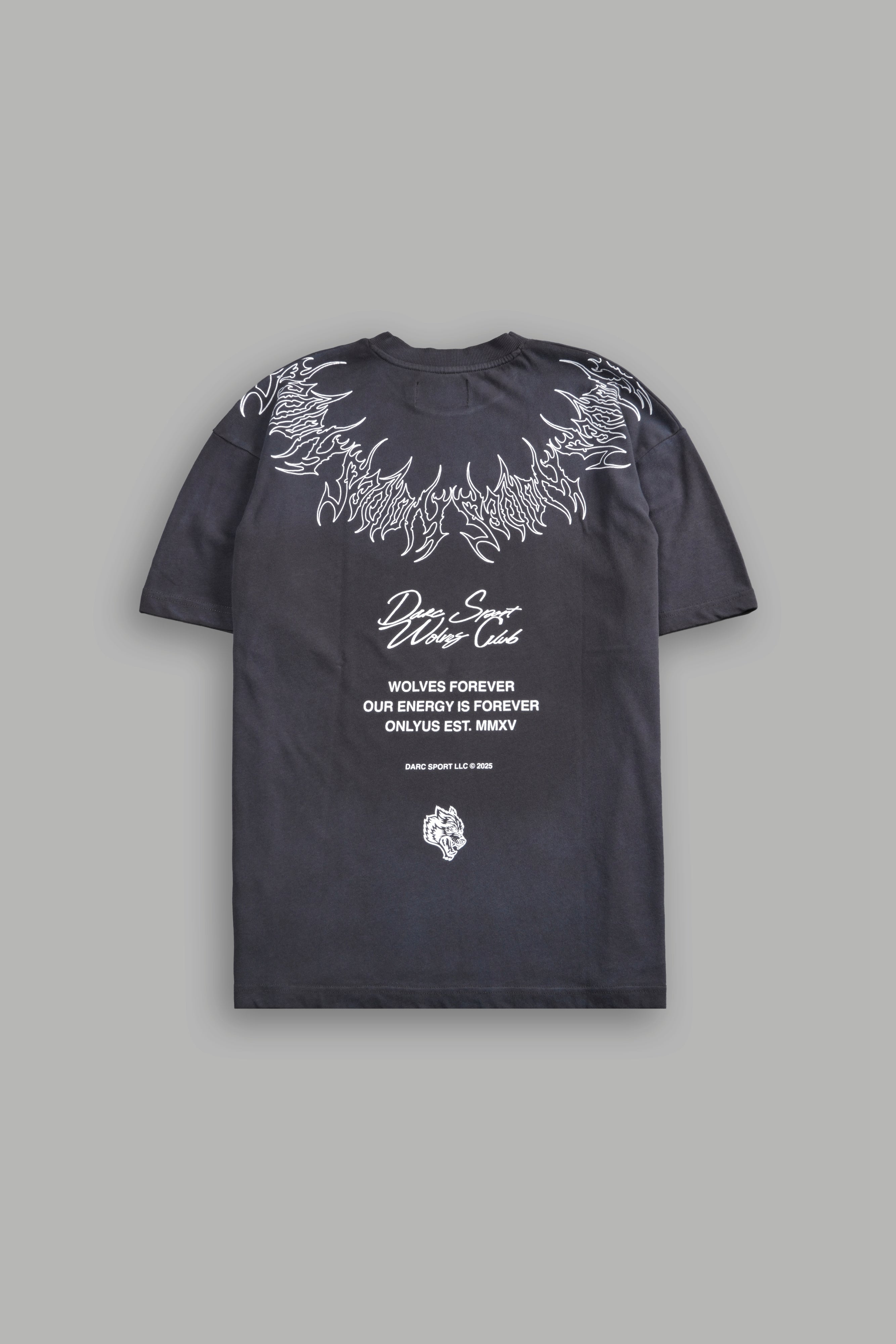 Hesh Core "Premium" Oversized Tee in Wolf Gray Dawn Sun Fade