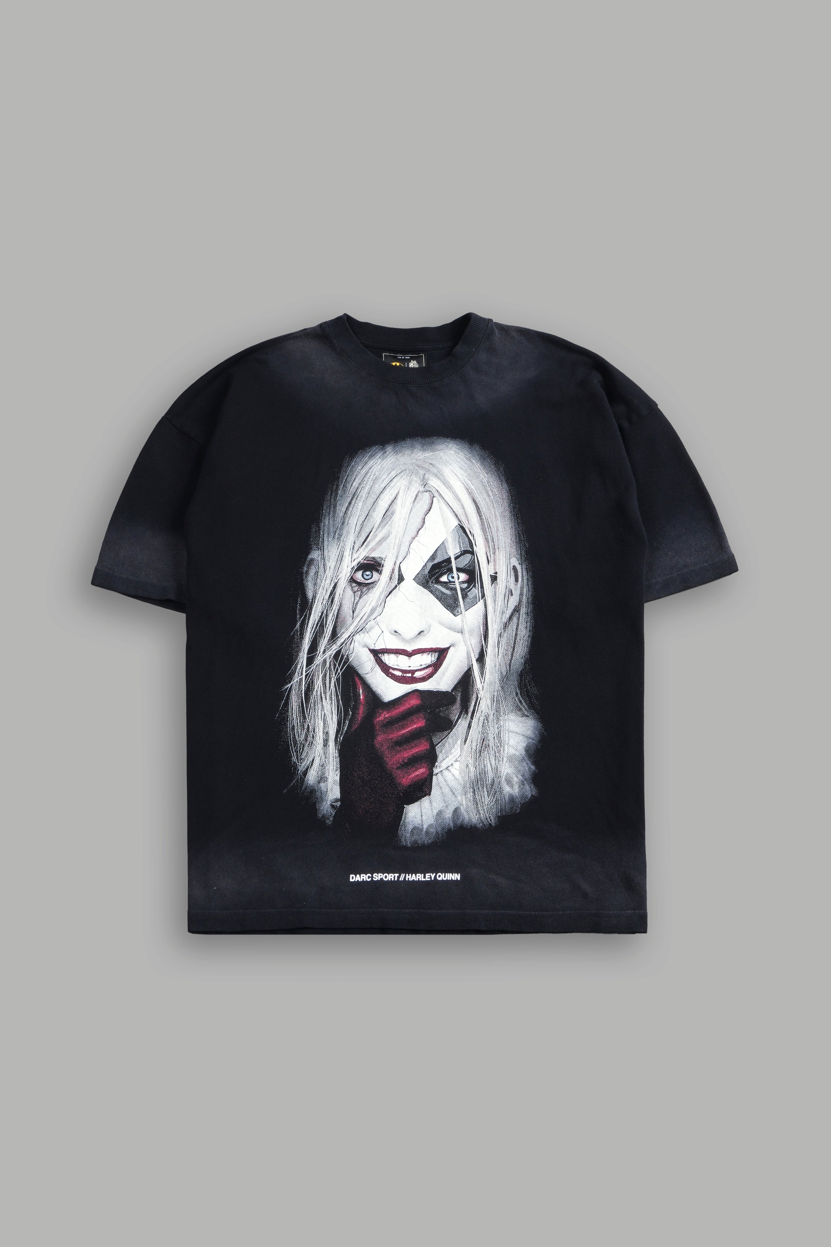 Quinn Forever "Premium" Oversized Tee in Black Drift Wash