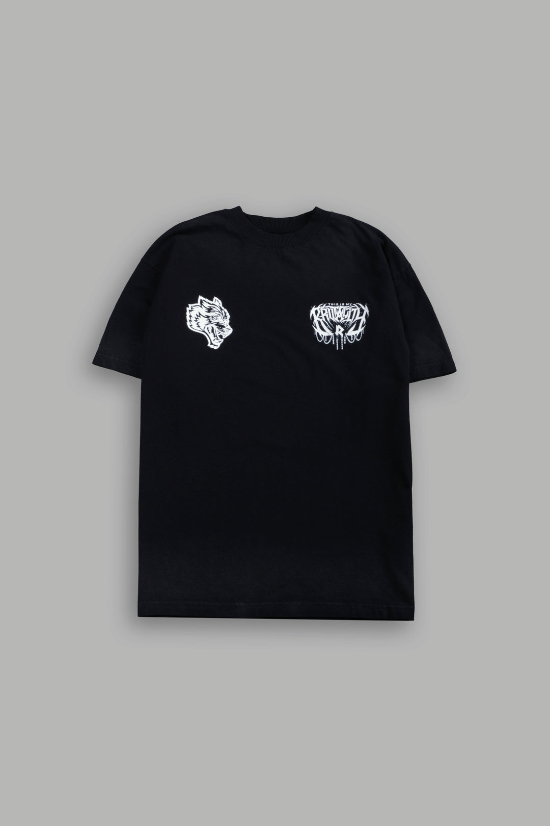 Rhea Forever Grunge Tee in Black Drift Wash