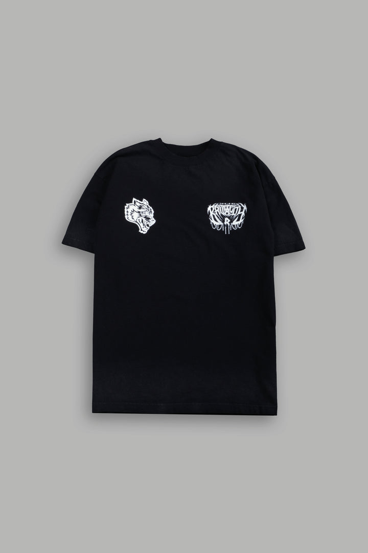 Rhea Forever Grunge Tee in Black Drift Wash
