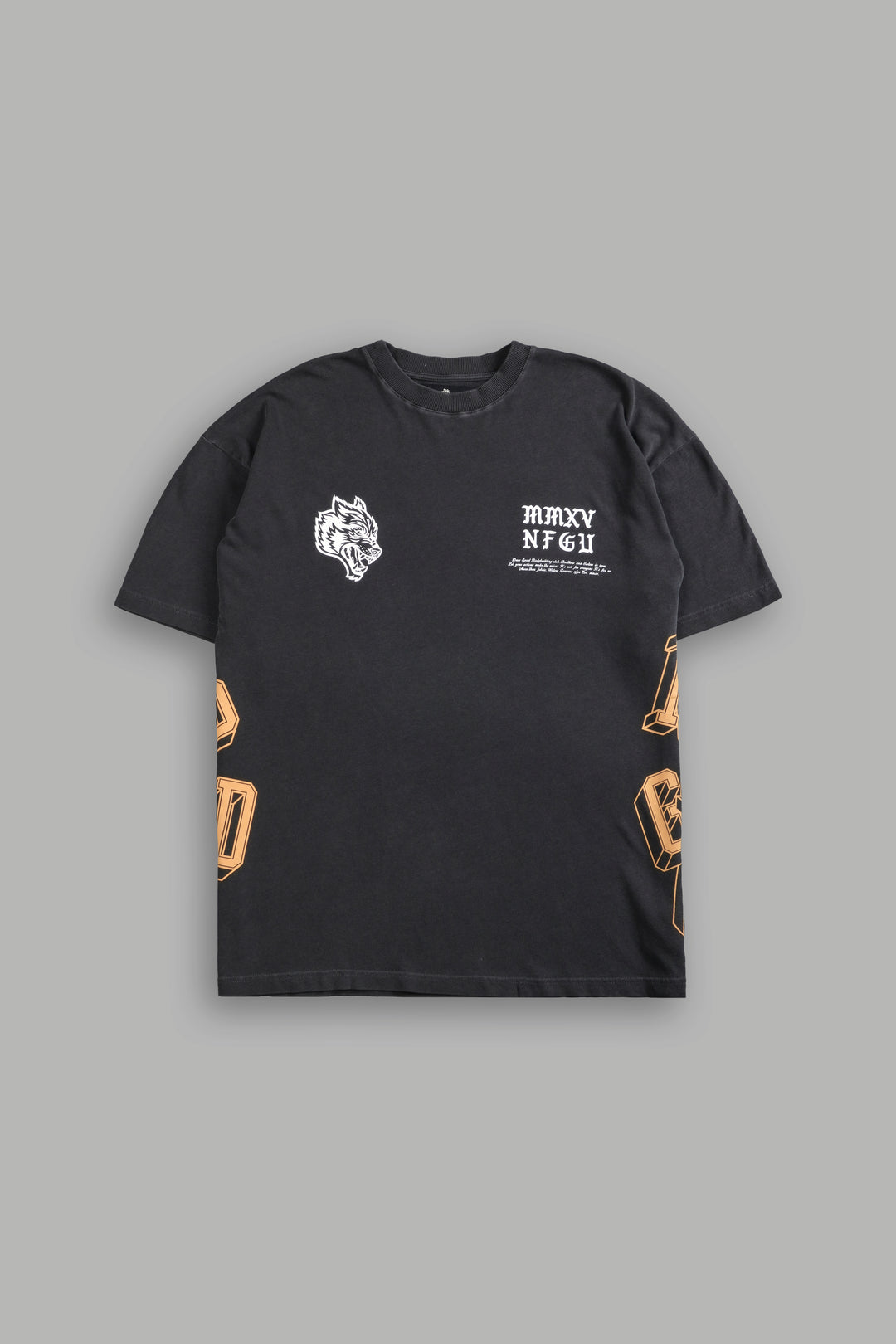 Unbroken "Premium" Oversized Tee in Wolf Gray