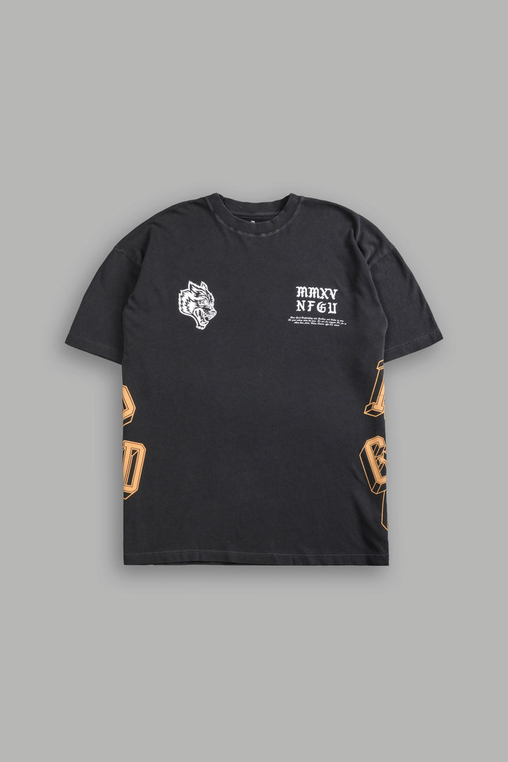 Unbroken "Premium" Oversized Tee in Wolf Gray