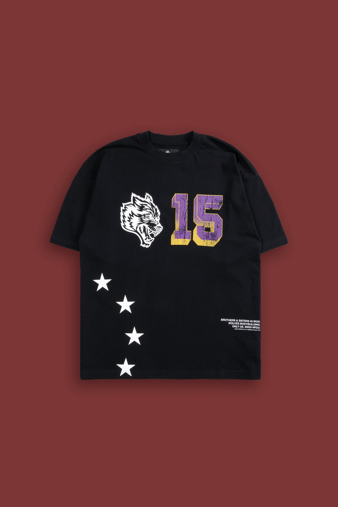 City Of Angels "Premium" Oversized Tee in Black