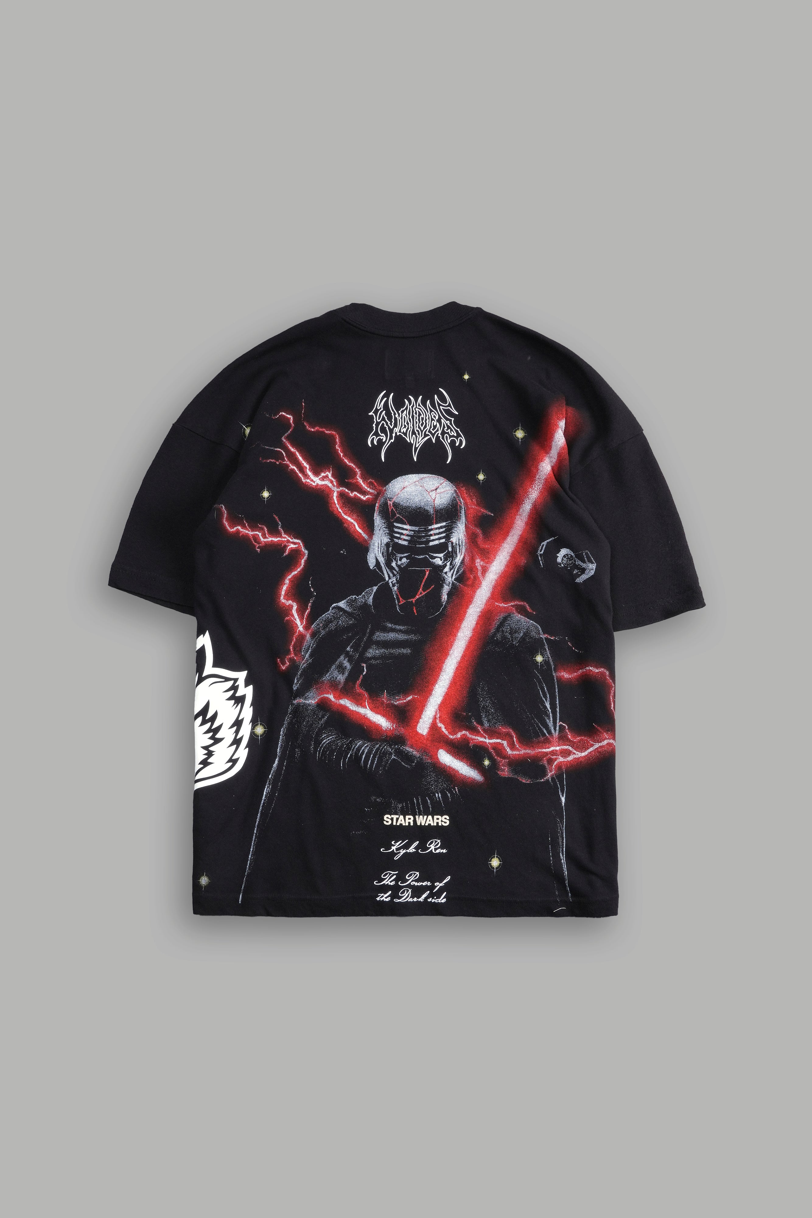 Kylo Ren "Side By Side" Oversized Tee in Black