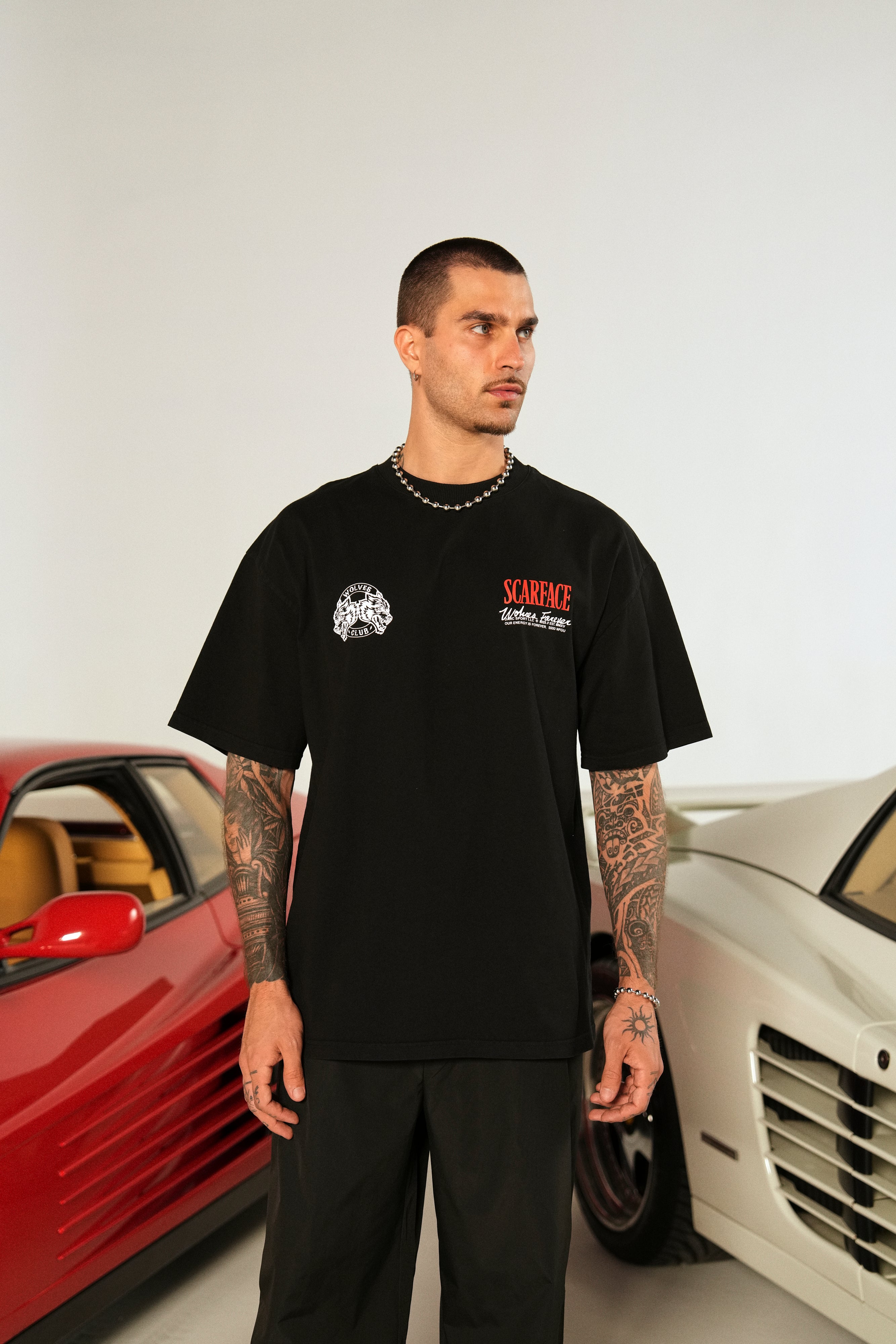 The Eyes Chico "Grunge" Tee in Black