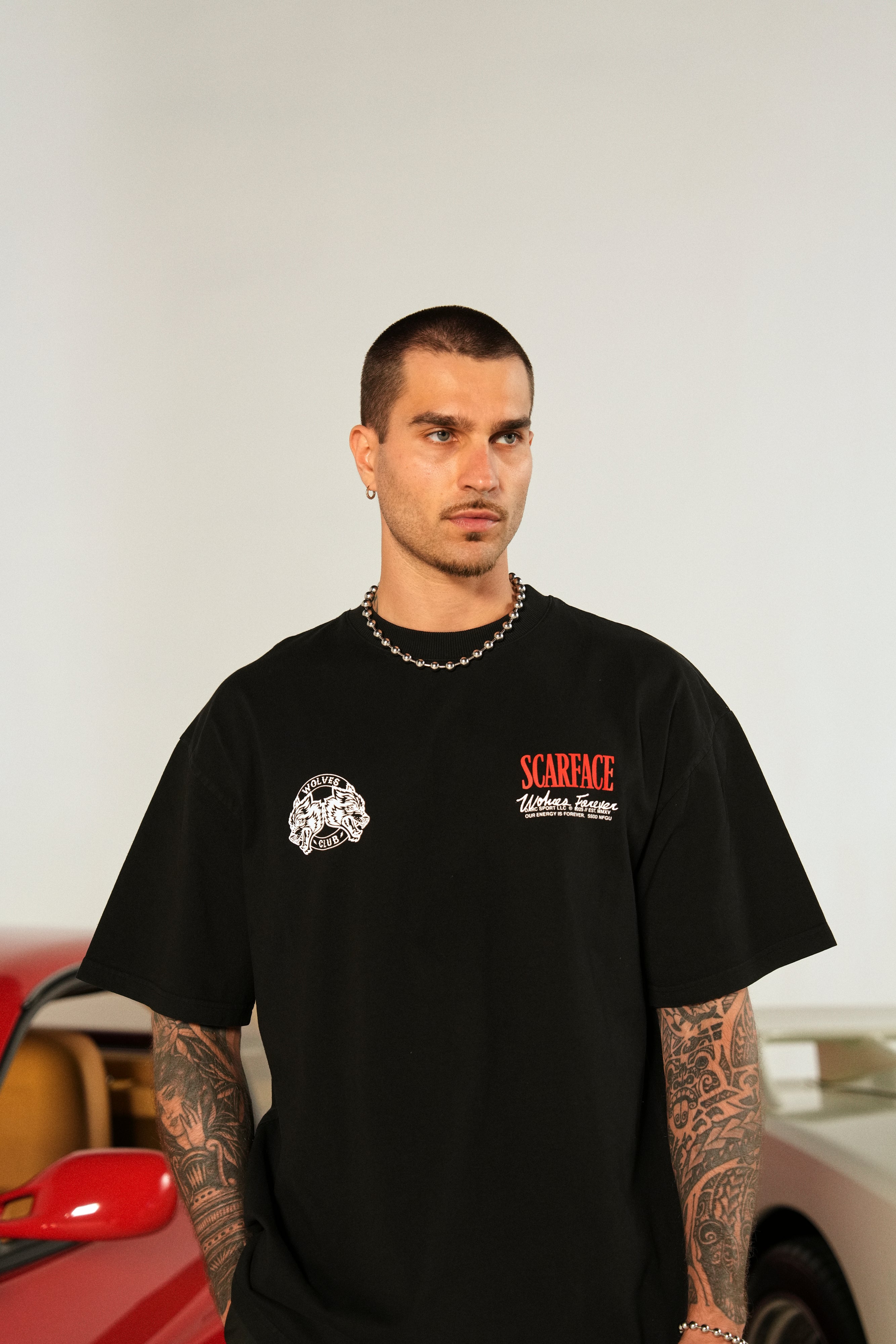 The Eyes Chico "Grunge" Tee in Black
