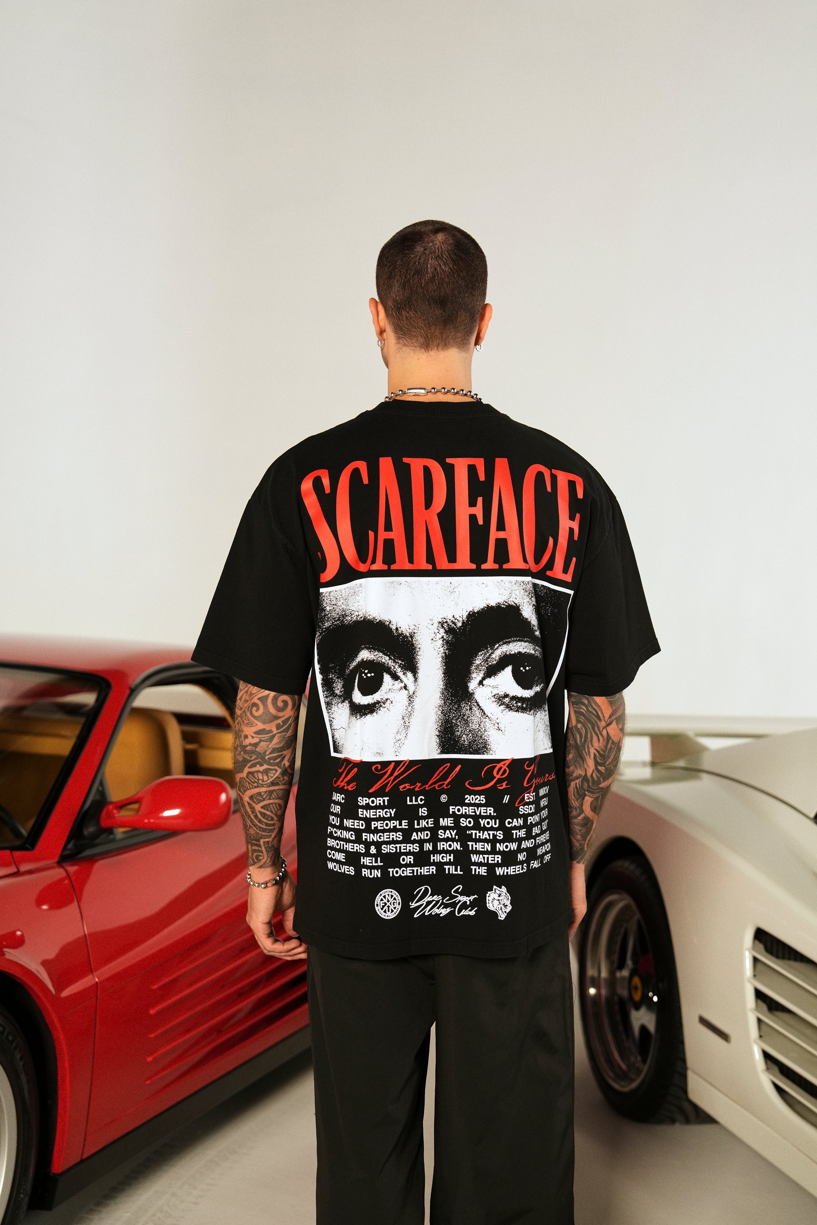 The Eyes Chico "Grunge" Tee in Black