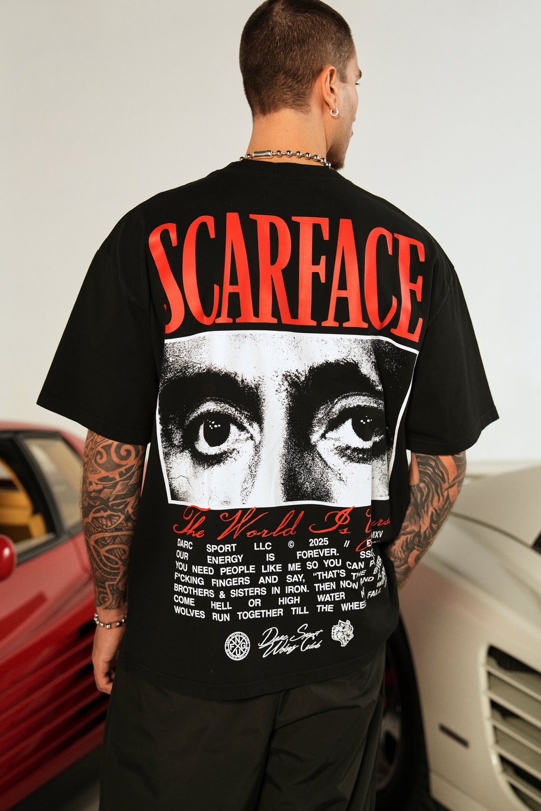 The Eyes Chico "Grunge" Tee in Black