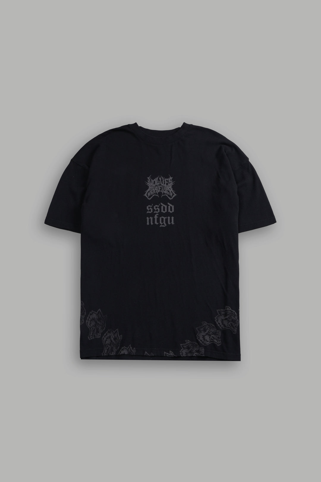 Darc Catwoman "Side By Side" Series Premium Oversized Tee in Black