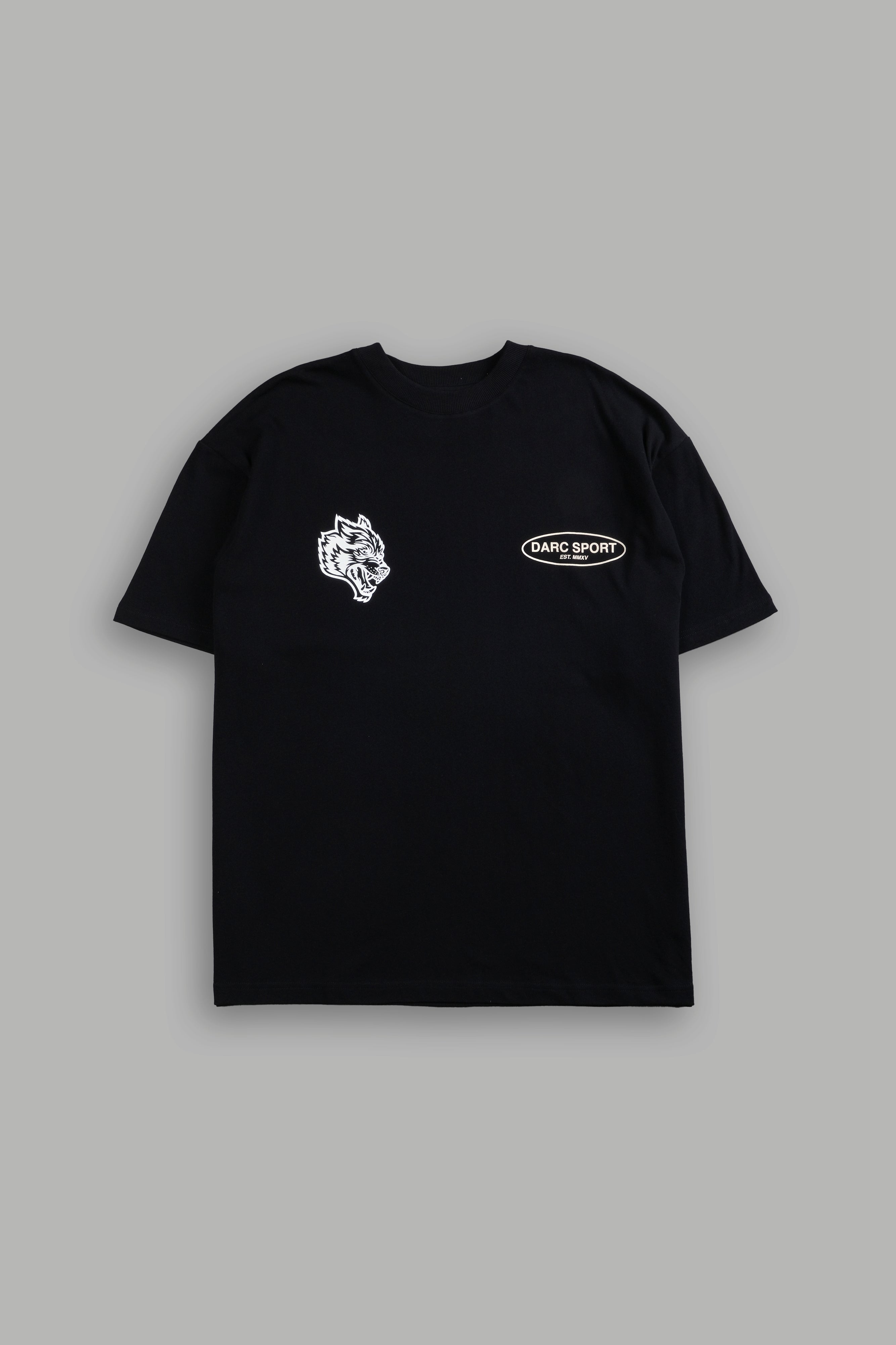 Way of the Wolves "Premium" Oversized Tee in Black