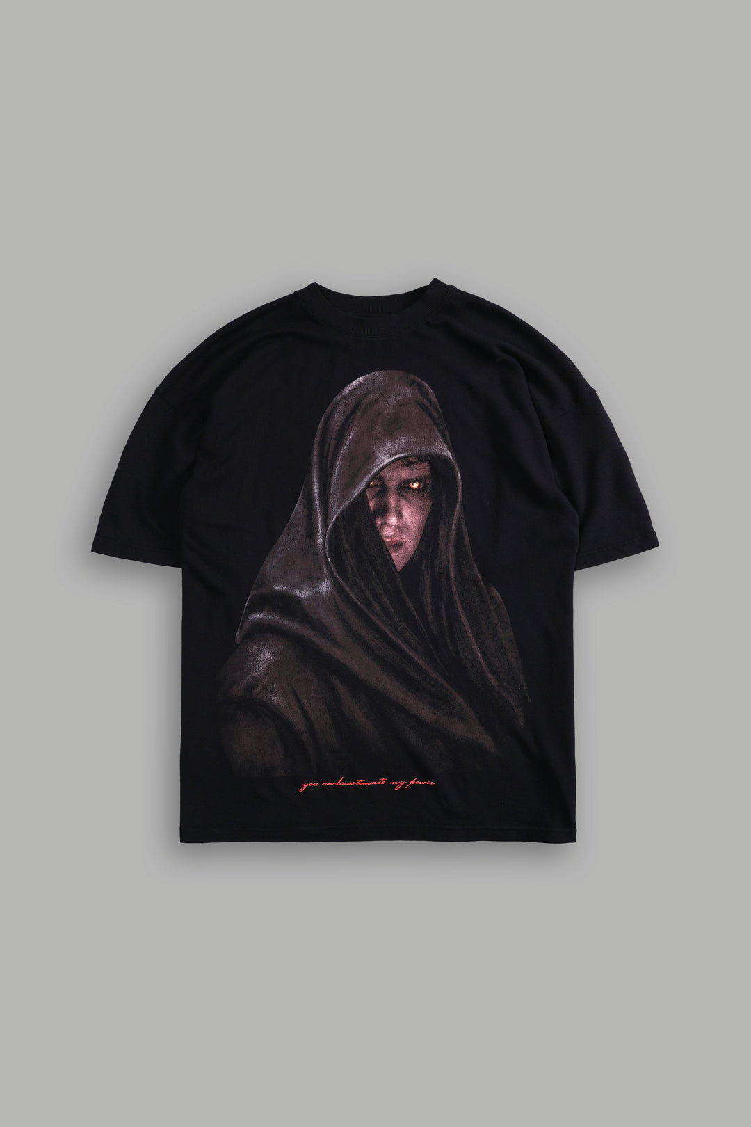 The Power Of The Dark Side Anakin "Premium" Oversized Tee in Black