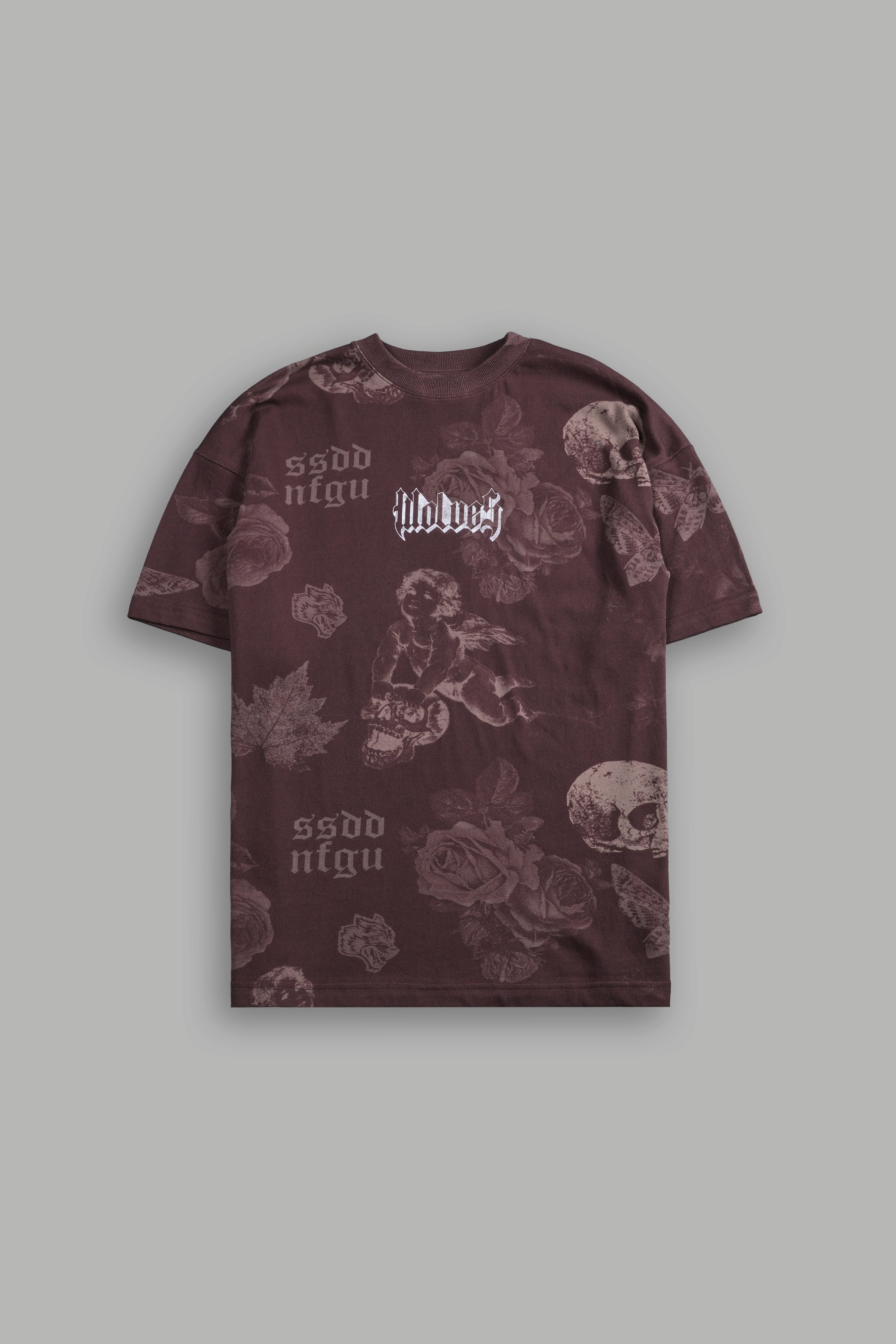 DarcLetter "Pump Cover" Tee in Vanitas Flora