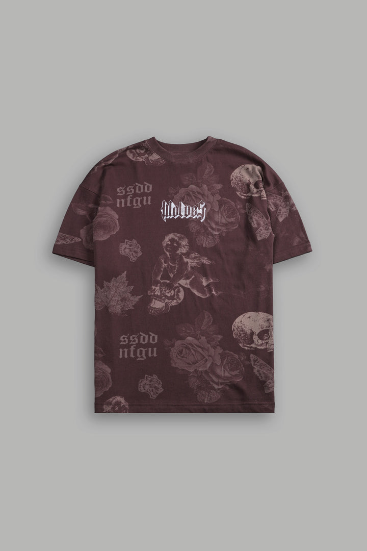 DarcLetter "Pump Cover" Tee in Vanitas Flora