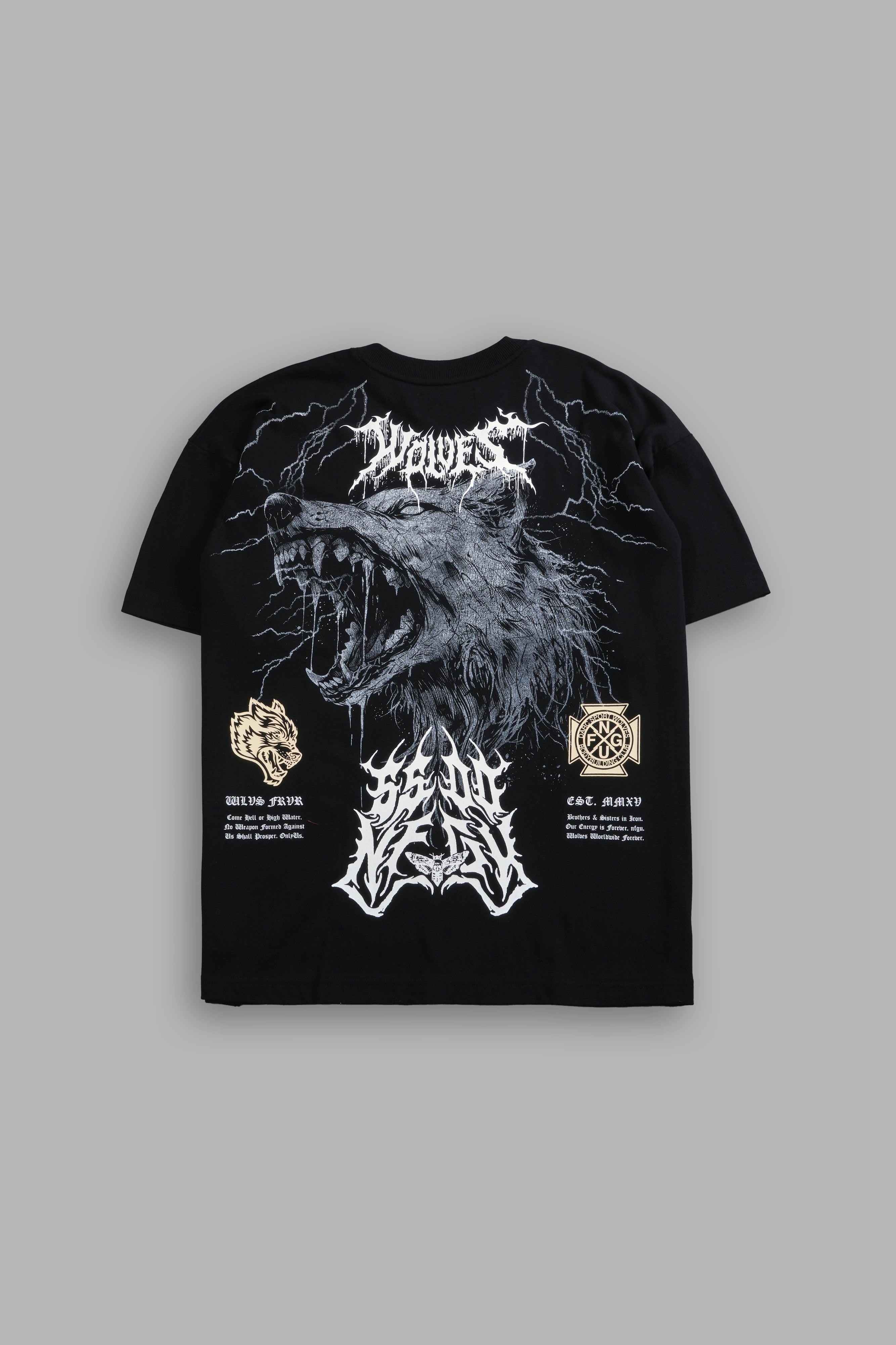 Fenrir Storm "Premium" Oversized Tee in Black