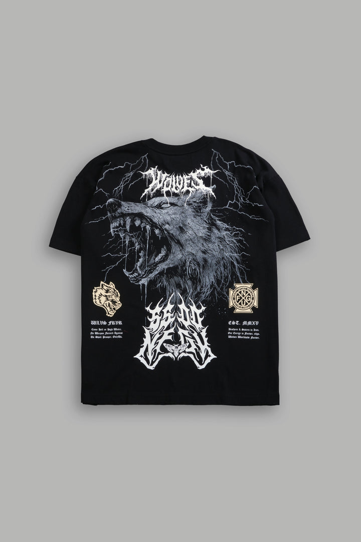 Fenrir Storm "Premium" Oversized Tee in Black