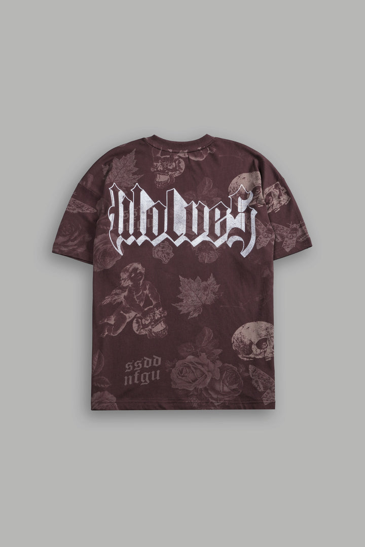 DarcLetter "Pump Cover" Tee in Vanitas Flora
