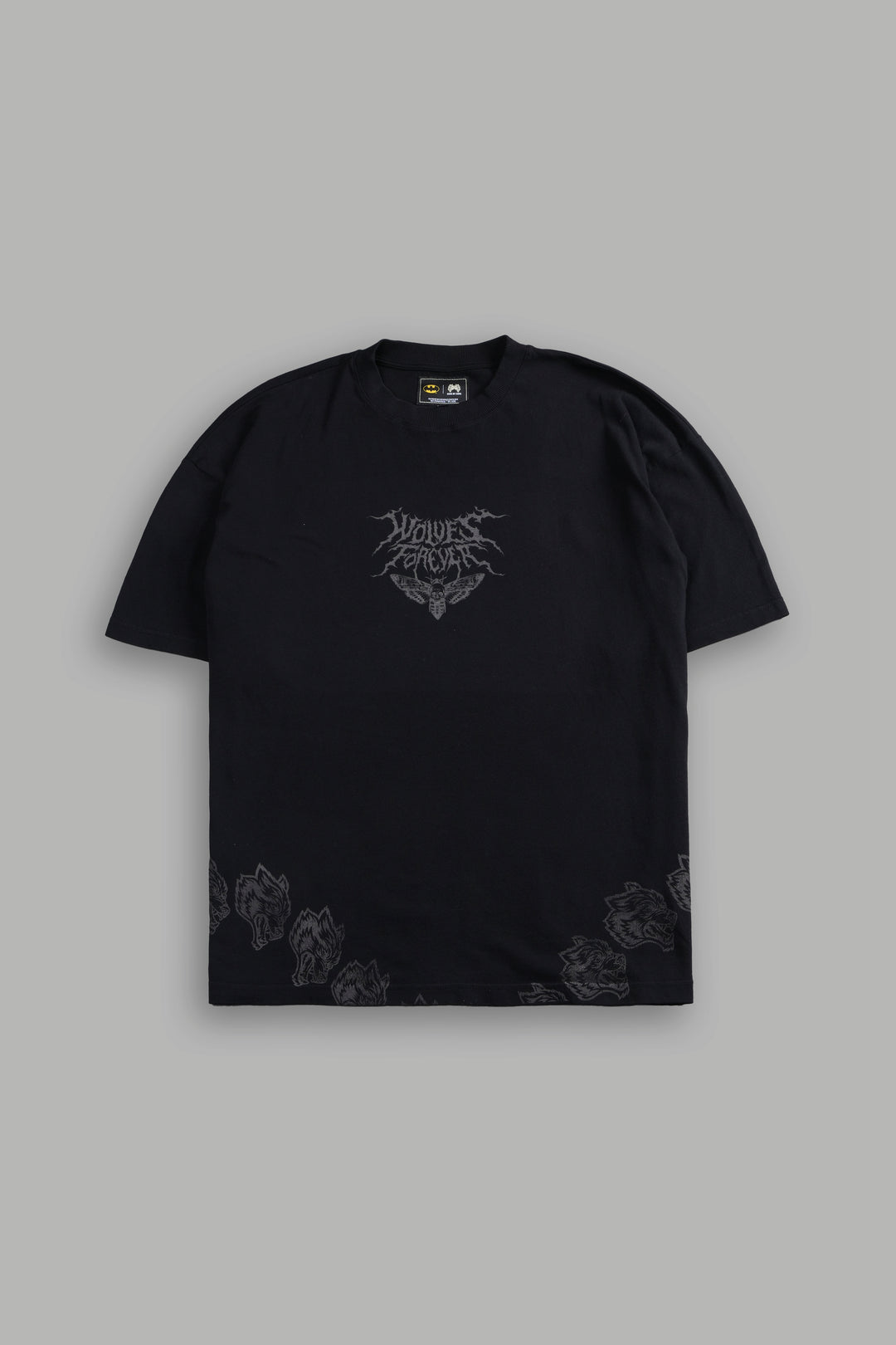 Darc Harley Quinn "Side By Side" Series Premium Oversized Tee in Black