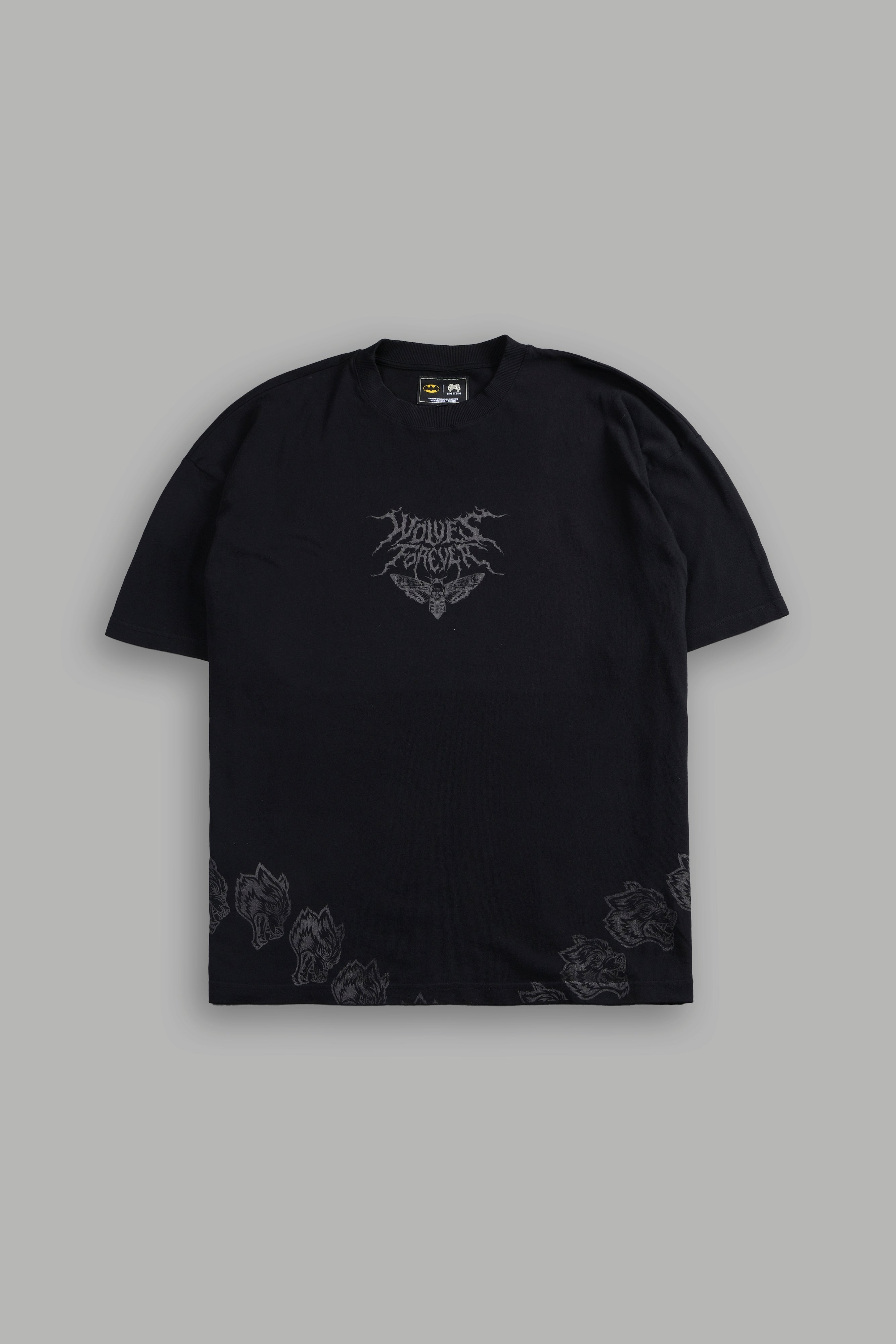 Darc Harley Quinn "Side By Side" Series Premium Oversized Tee in Black
