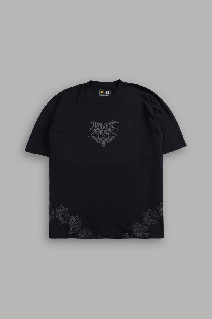 Darc Harley Quinn "Side By Side" Series Premium Oversized Tee in Black