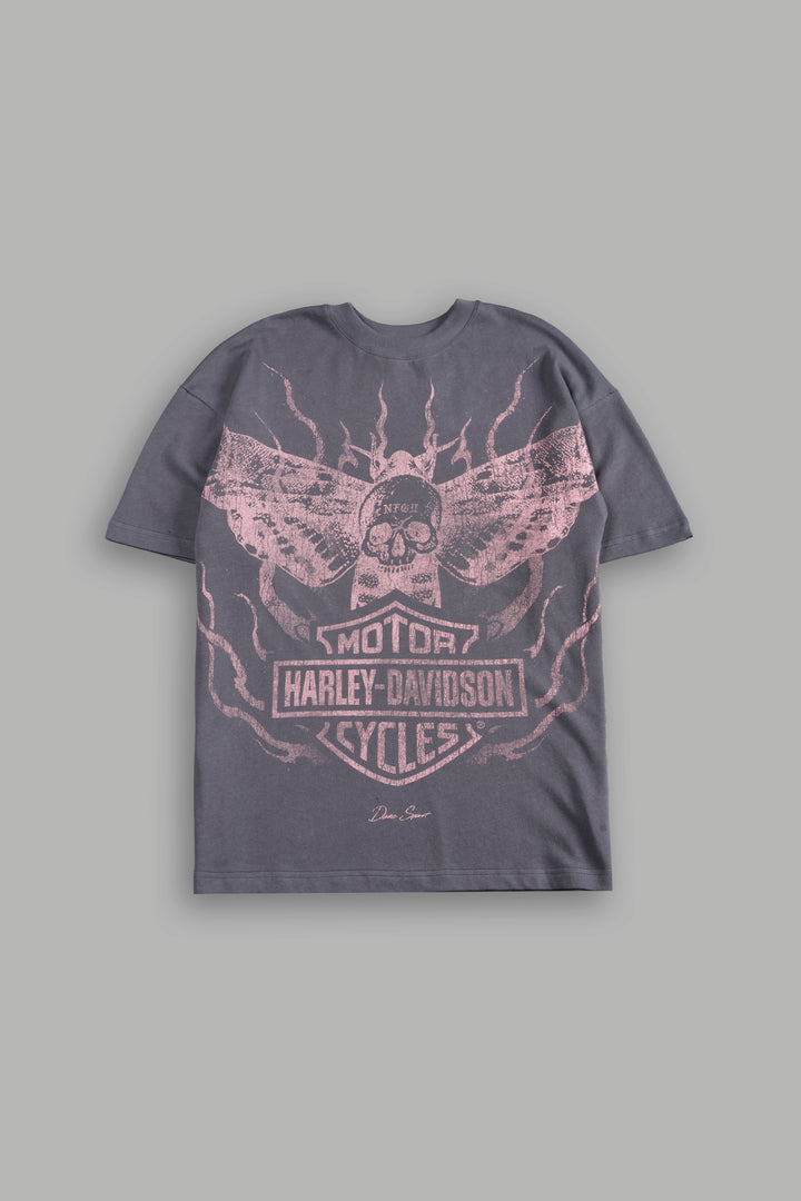 H-D Moth Inferno Pump Cover in Slate Gray