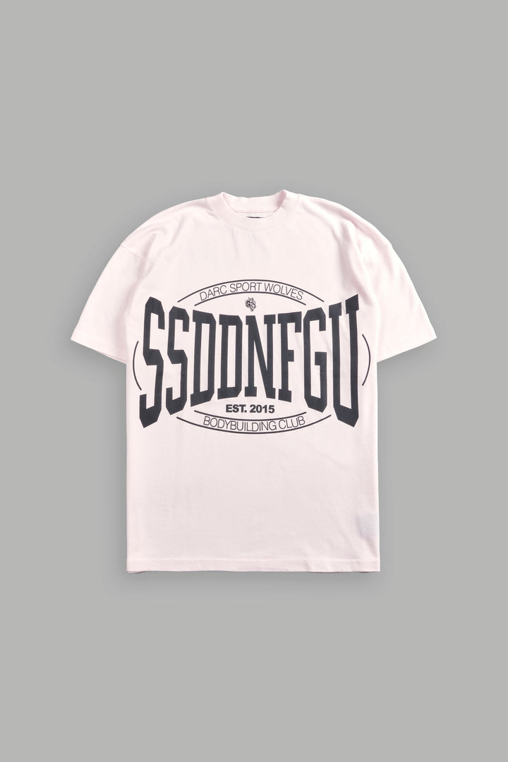 SSDDNFGU FRVR "Pump Cover" Tee in Blush Pink