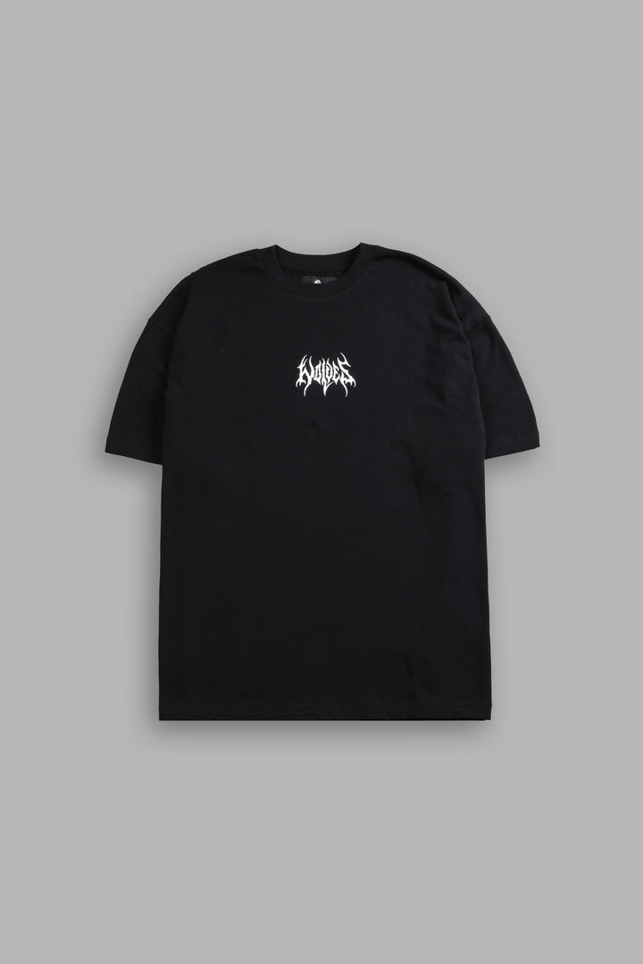 Hesh Core "Premium" Oversized Tee in Black